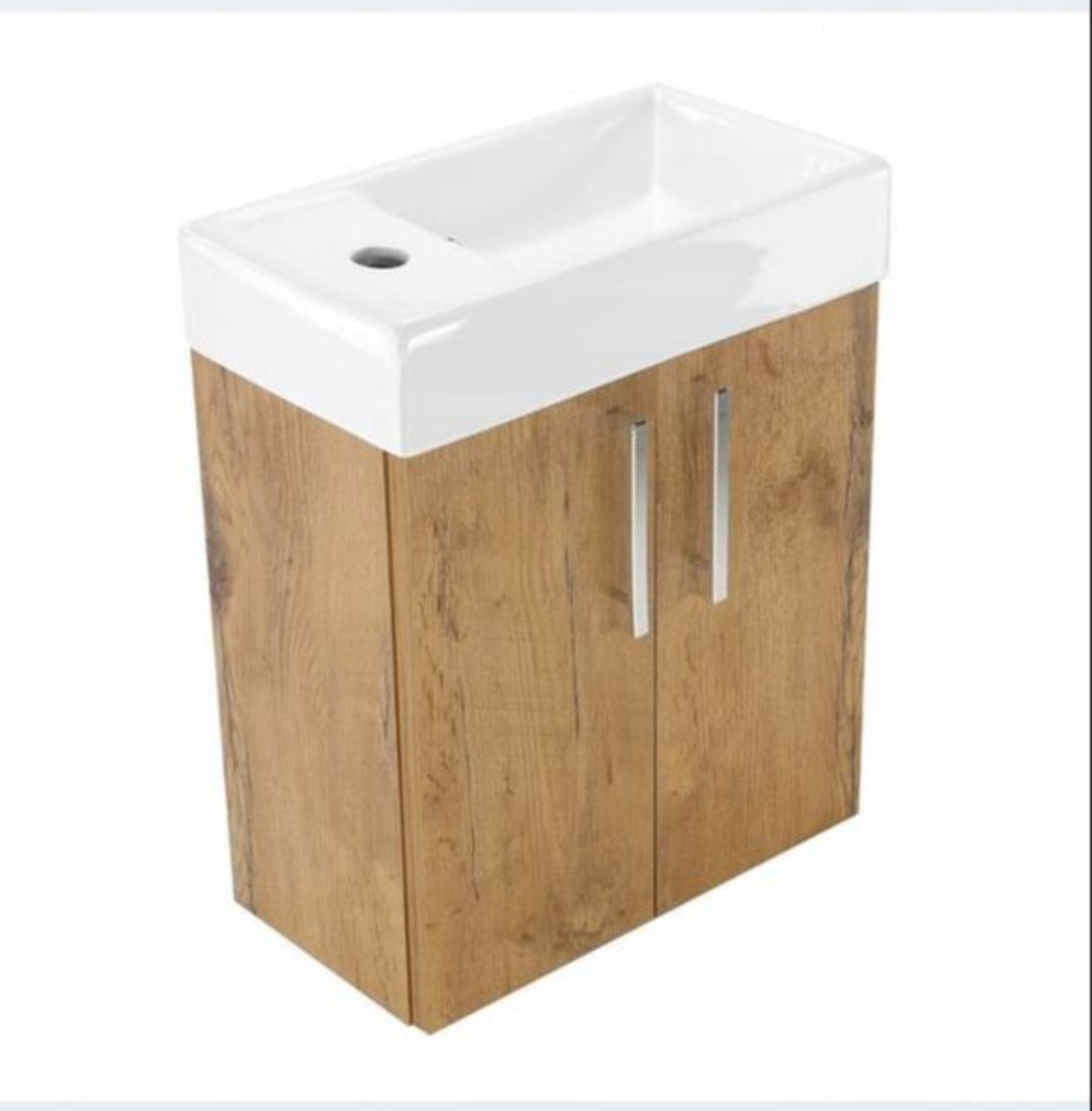 bathroom cabinet with a washbasin