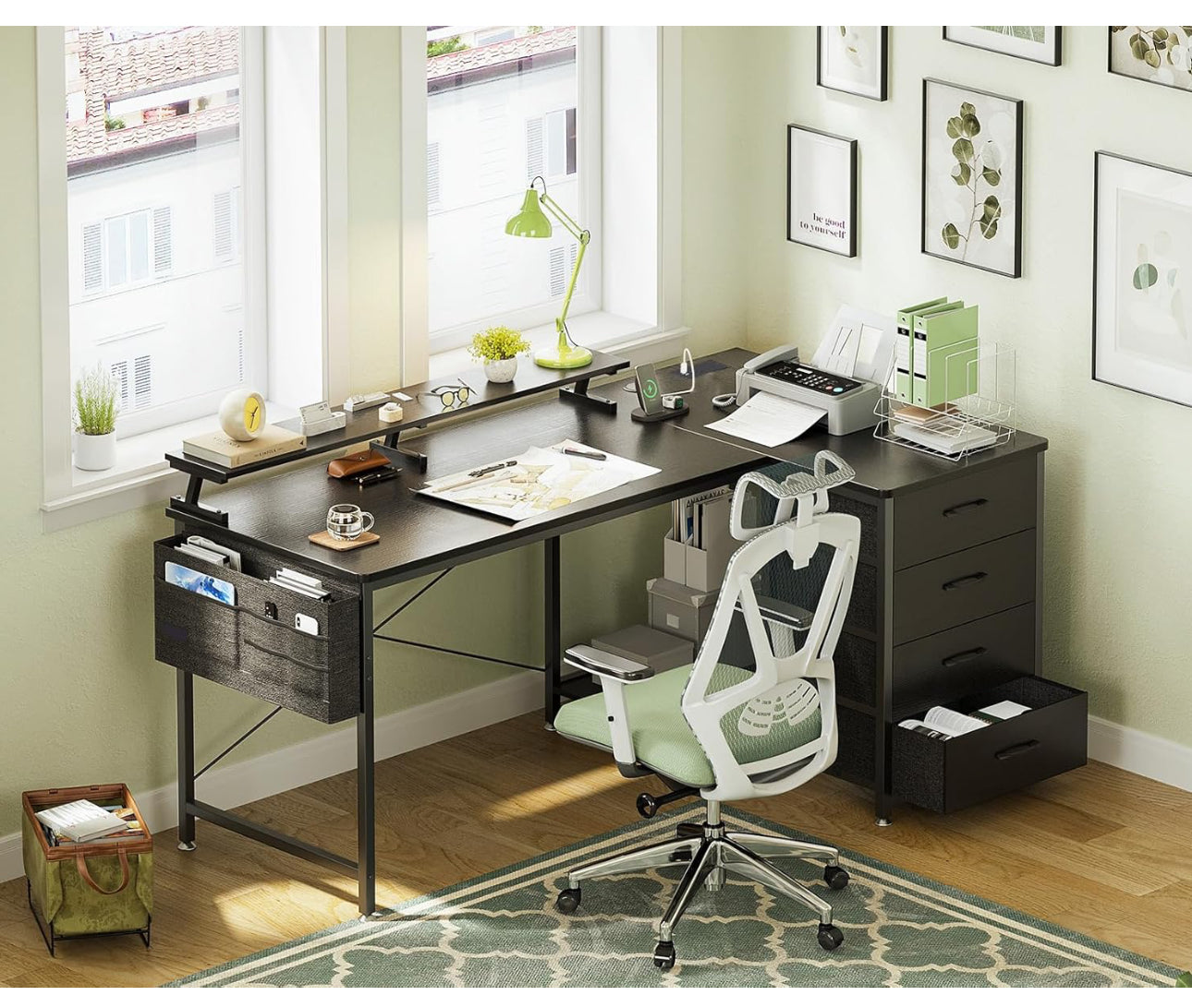 Corner Desk Black