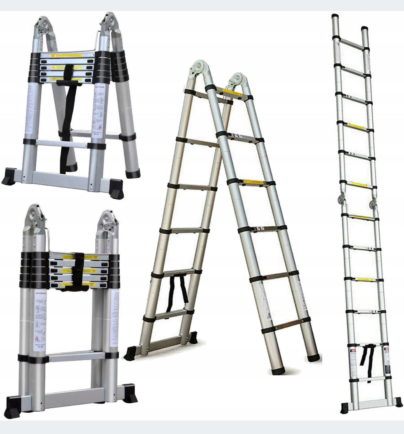 3.8 m aluminum 12 to 150 kg
