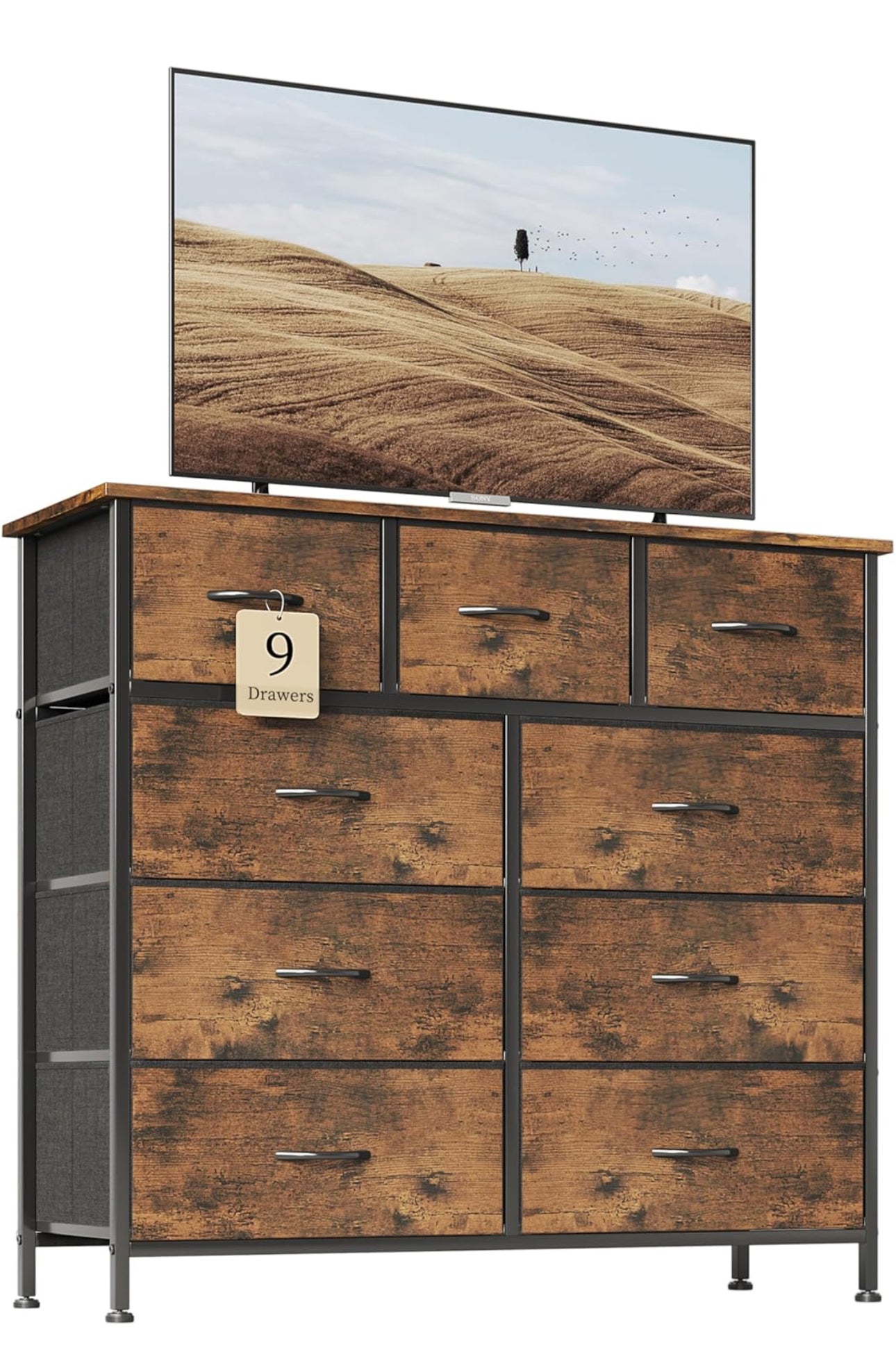 Chest of Drawer with 9 Drawers
