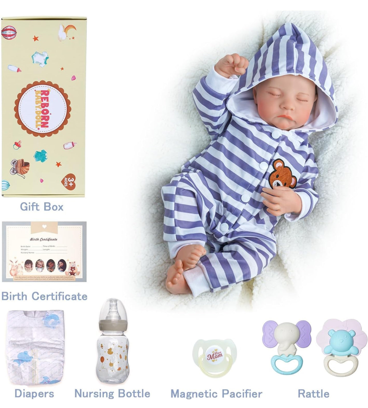 Reborn-Baby Dolls Boy 20 Inch