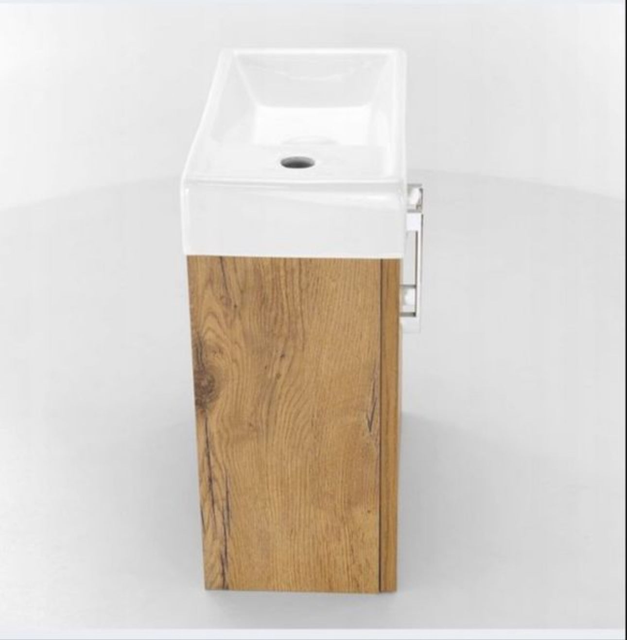 bathroom cabinet with a washbasin