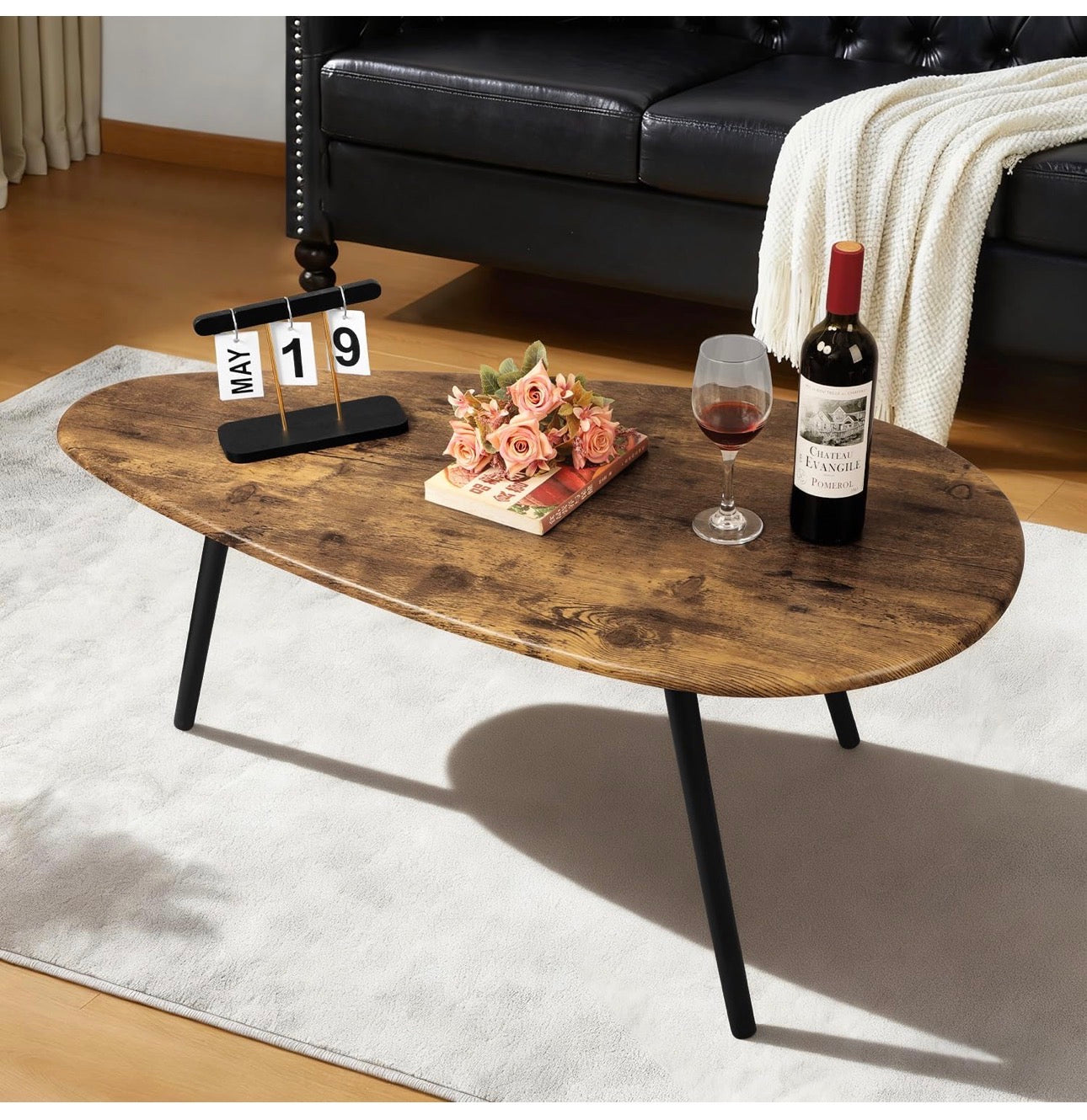 Coffee Table for Living Room Small Mid Century Coffee Table Rustic Oval Coffee Tables
