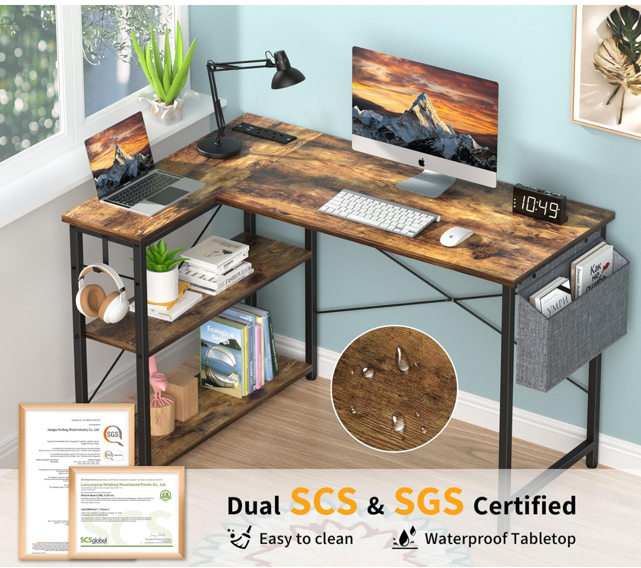 L Shaped Computer Desk