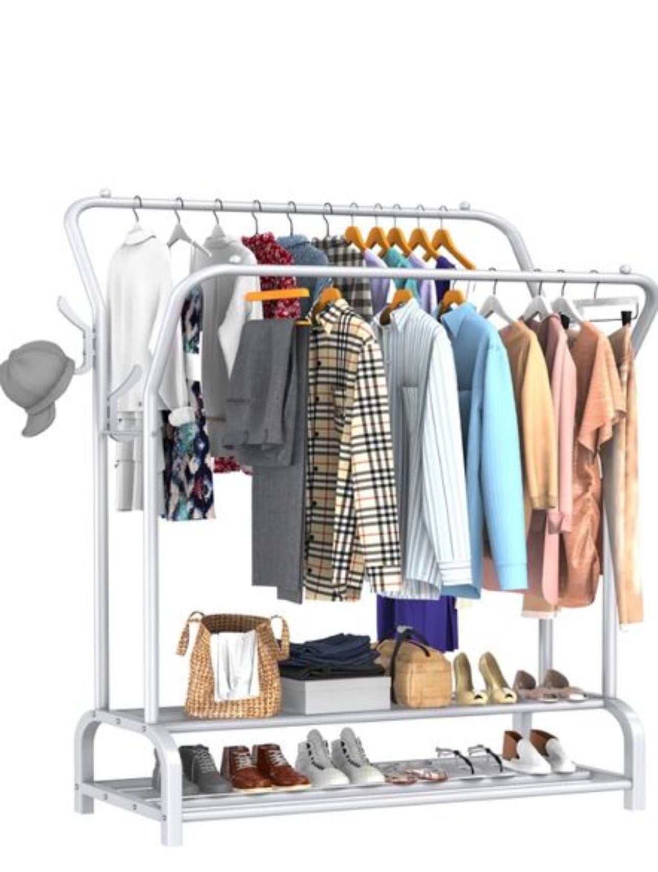 Clothes Rail White