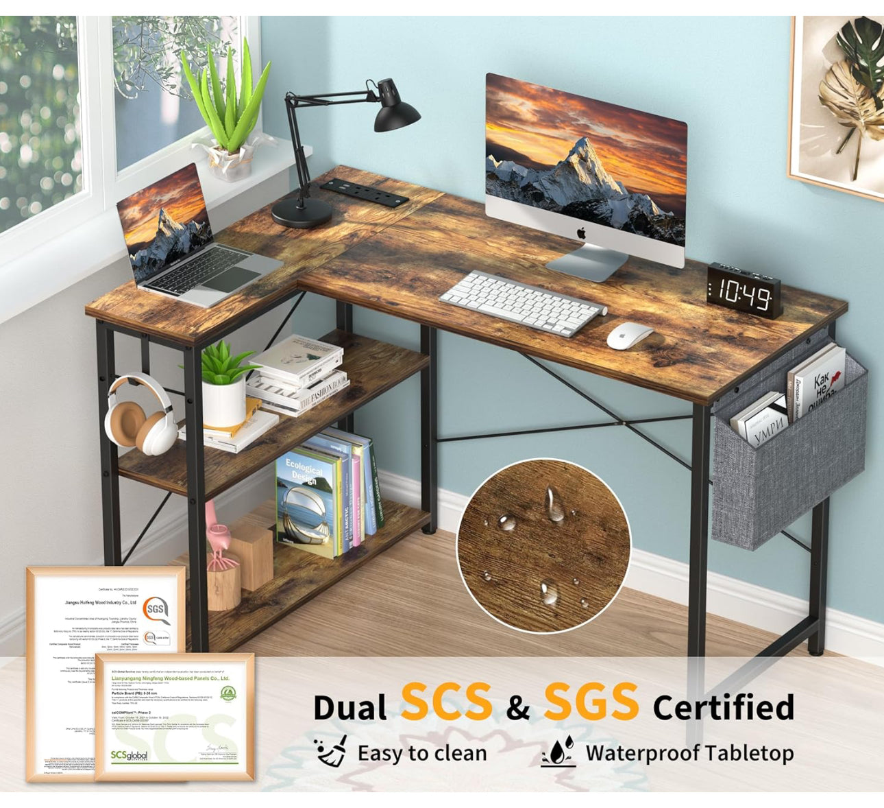 L Shaped Computer Desk
