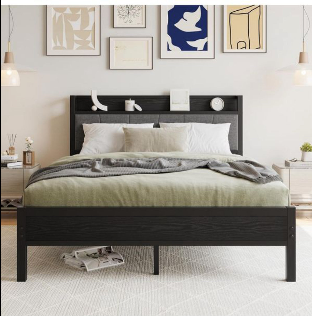 King Size Bed Frame Black