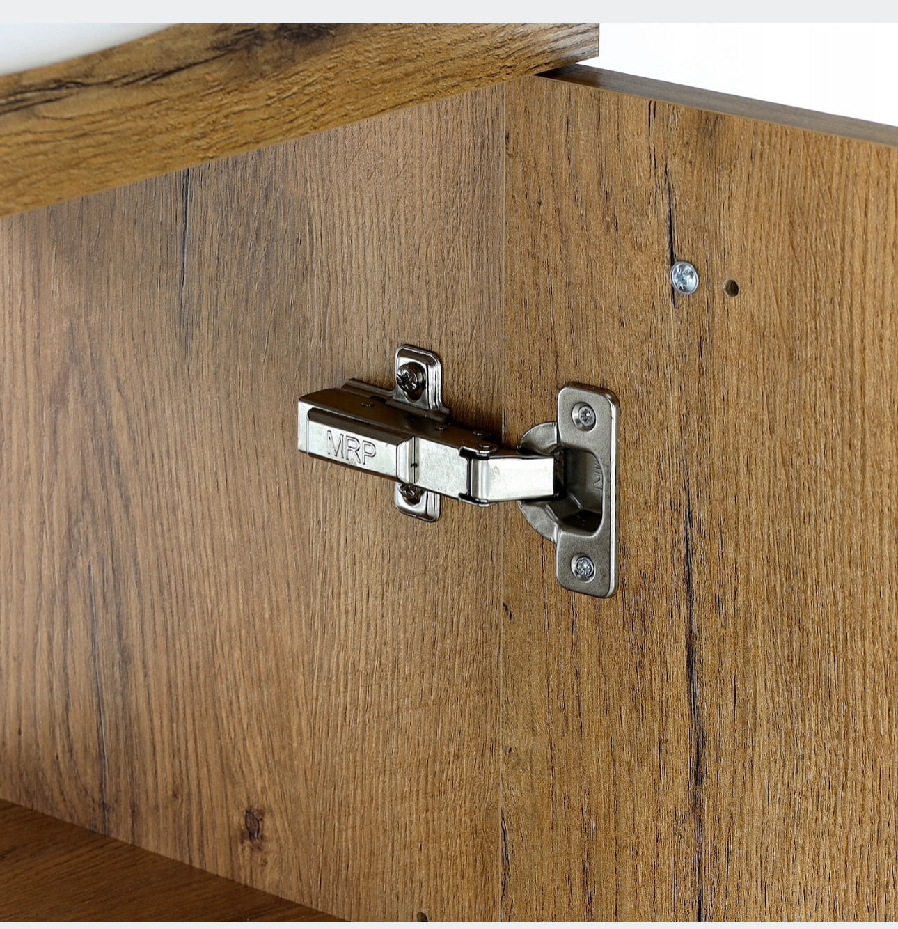 A solid bathroom cabinet with a 50cm washbasin
