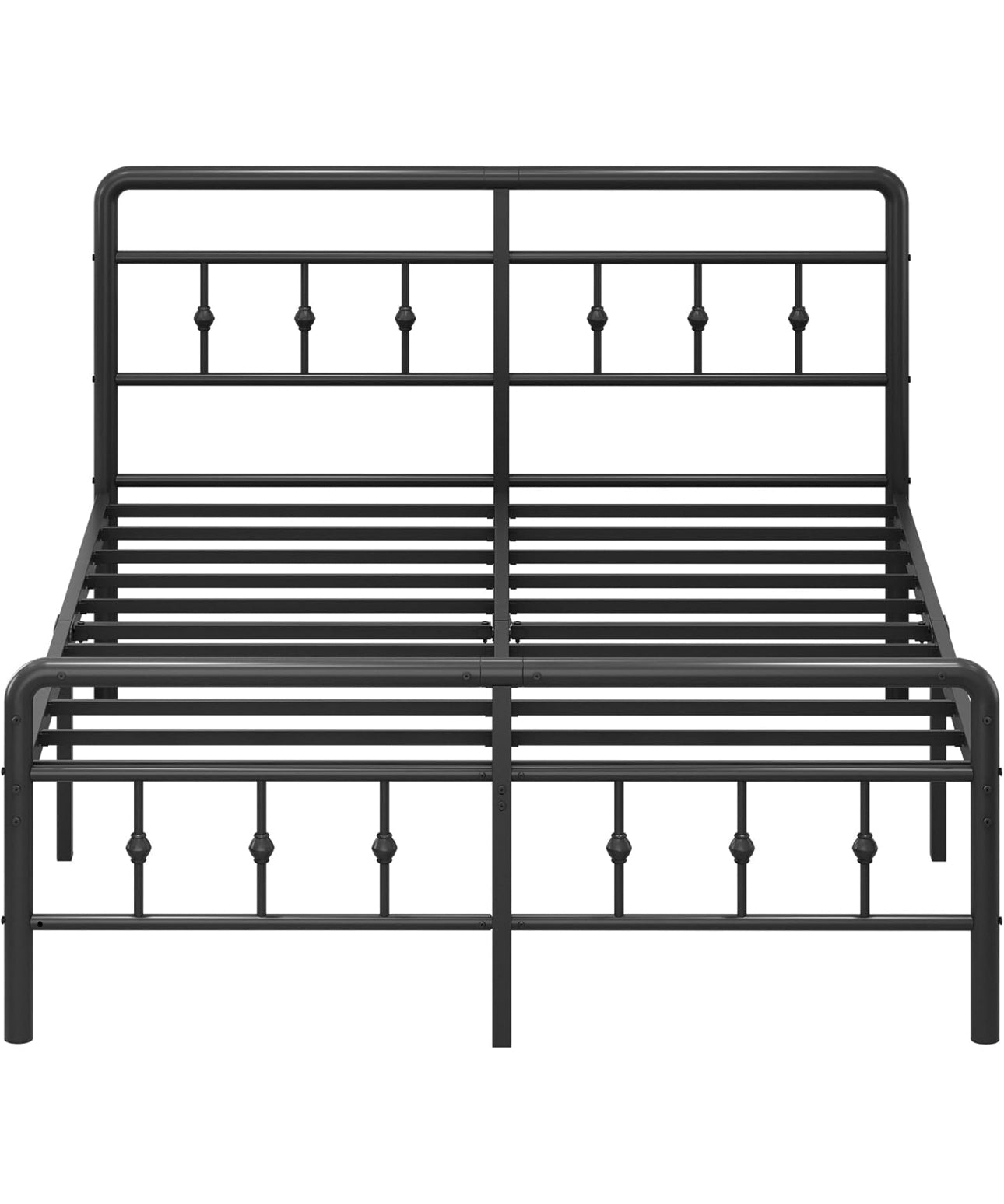 Small Double Bed Frame 4ft with Victorain Headboard and Footboard