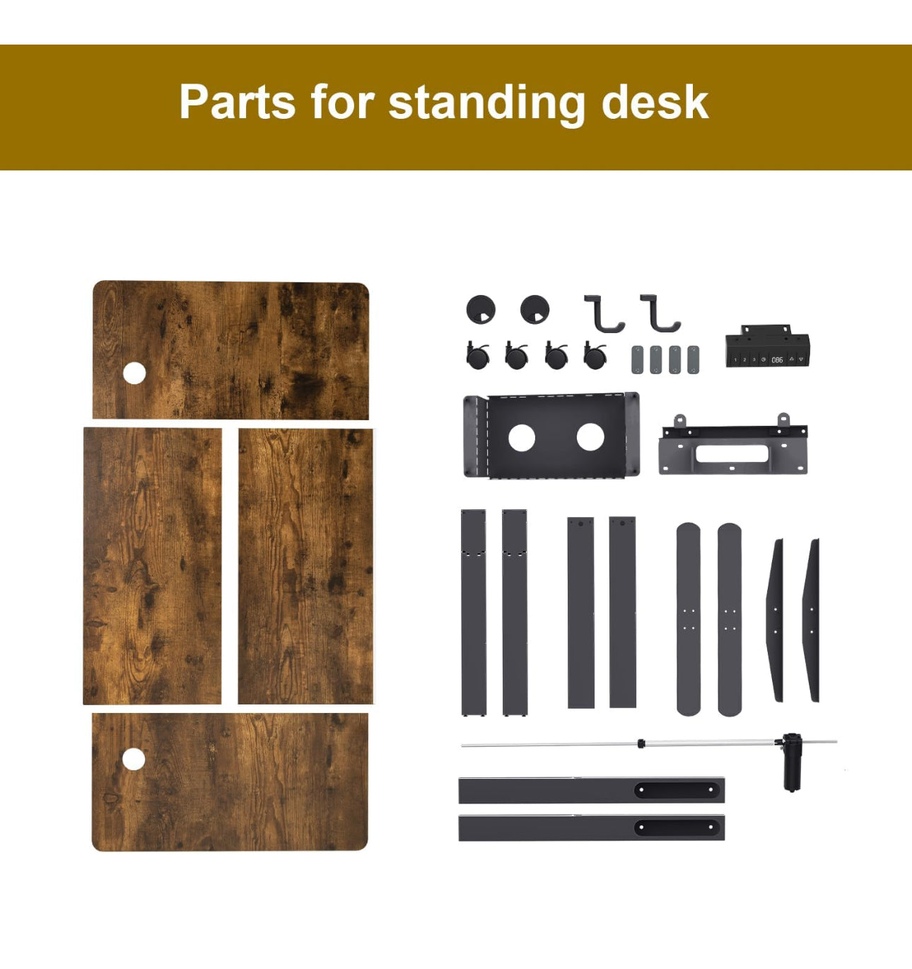 Electric Standing Desk with USB Charging Port
