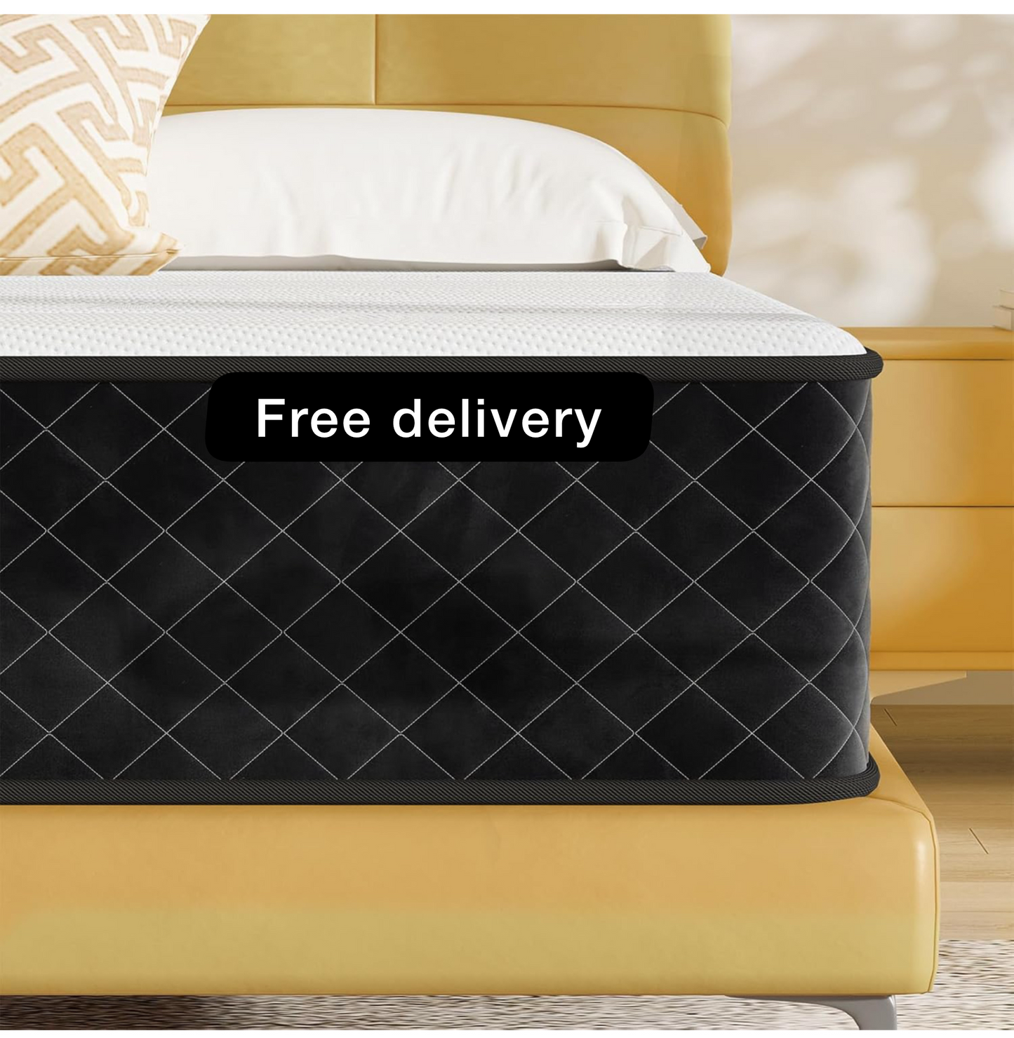 Double Mattress, 10 Inch Hybrid Mattress with OEKO-TEX Certified, Medium Firm Mattresses in a Box, Spring & Memory Foam