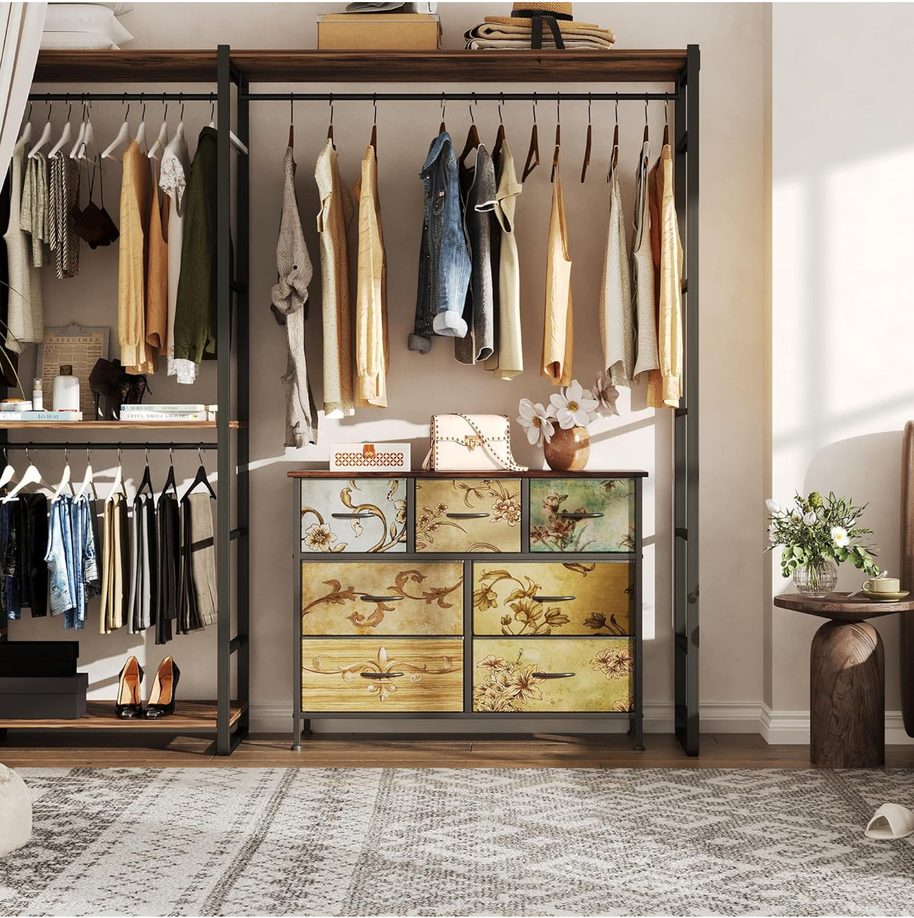 Dresser with 7 Drawers for Bedroom