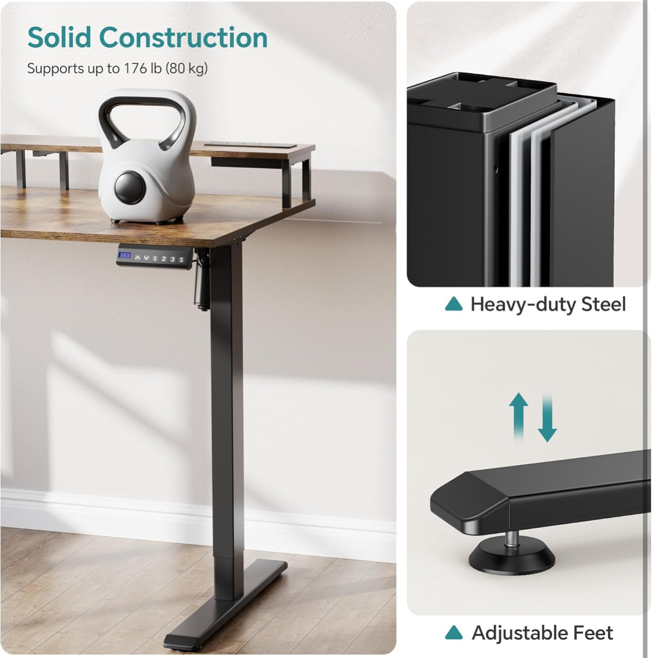 Electric Standing Desk 120 x 60cm