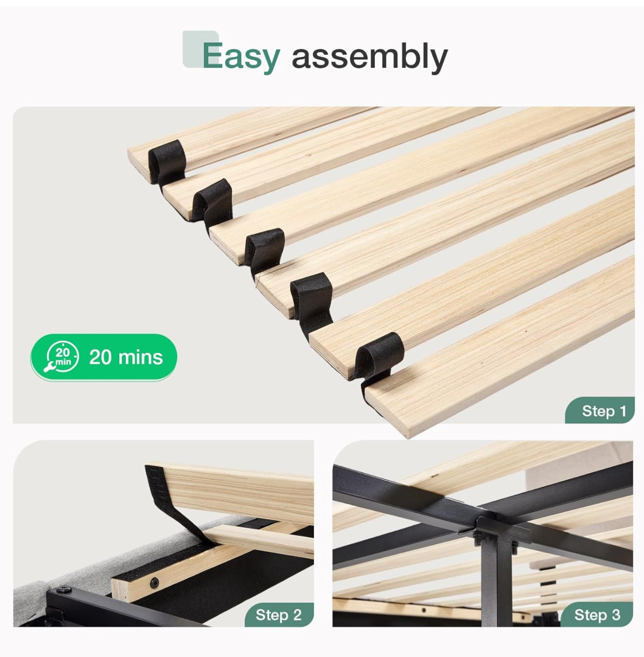 Upholstered Platform Bed Frame