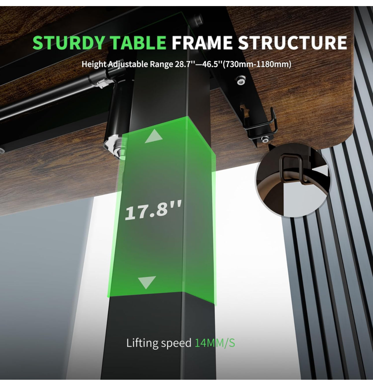 Electric Standing Desk 140x60cm