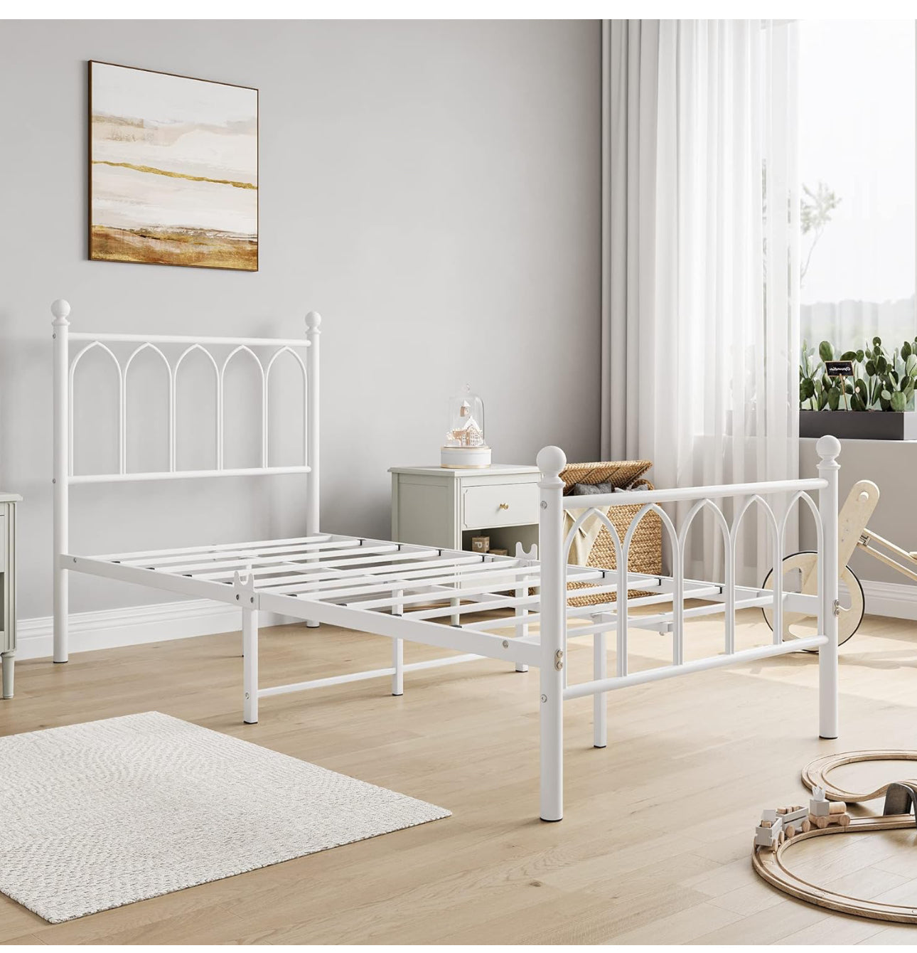 3ft Single Metal Bed