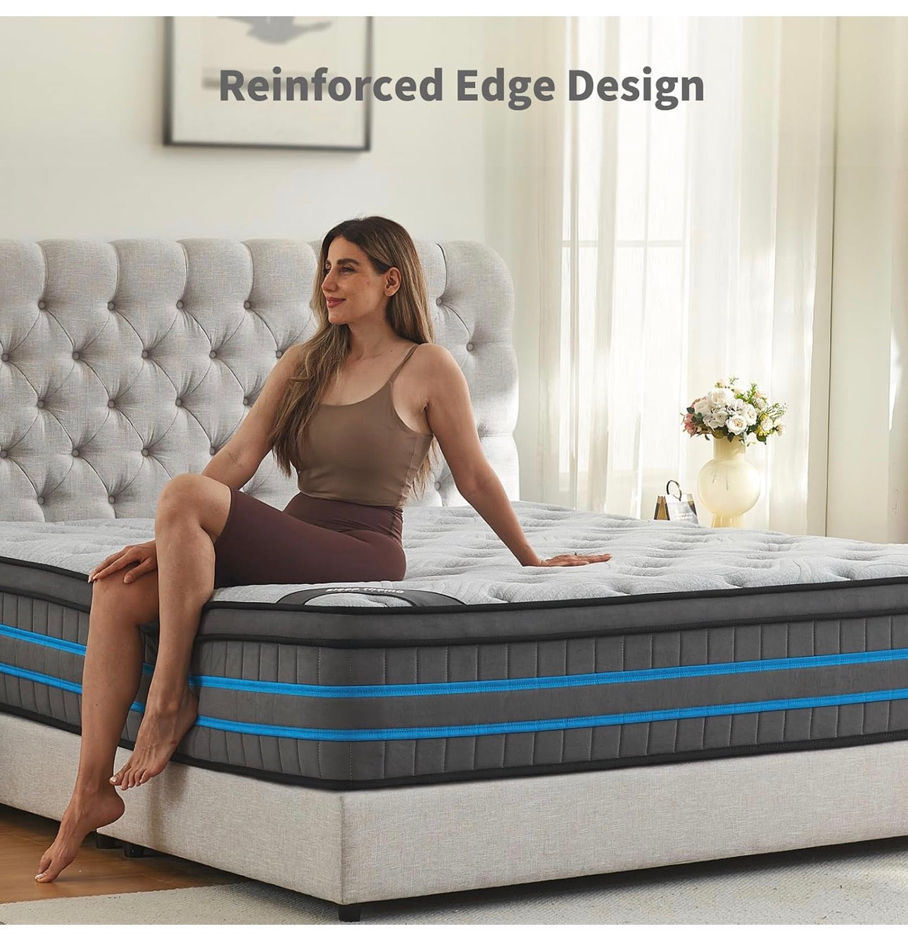 4FT6 Double Mattress,135x190x28cm Hybrid Pocket Sprung, Med Firm
7 Zone Pocket Springs, breathable cover, strong edge support, motion isolation, comfort foam layer