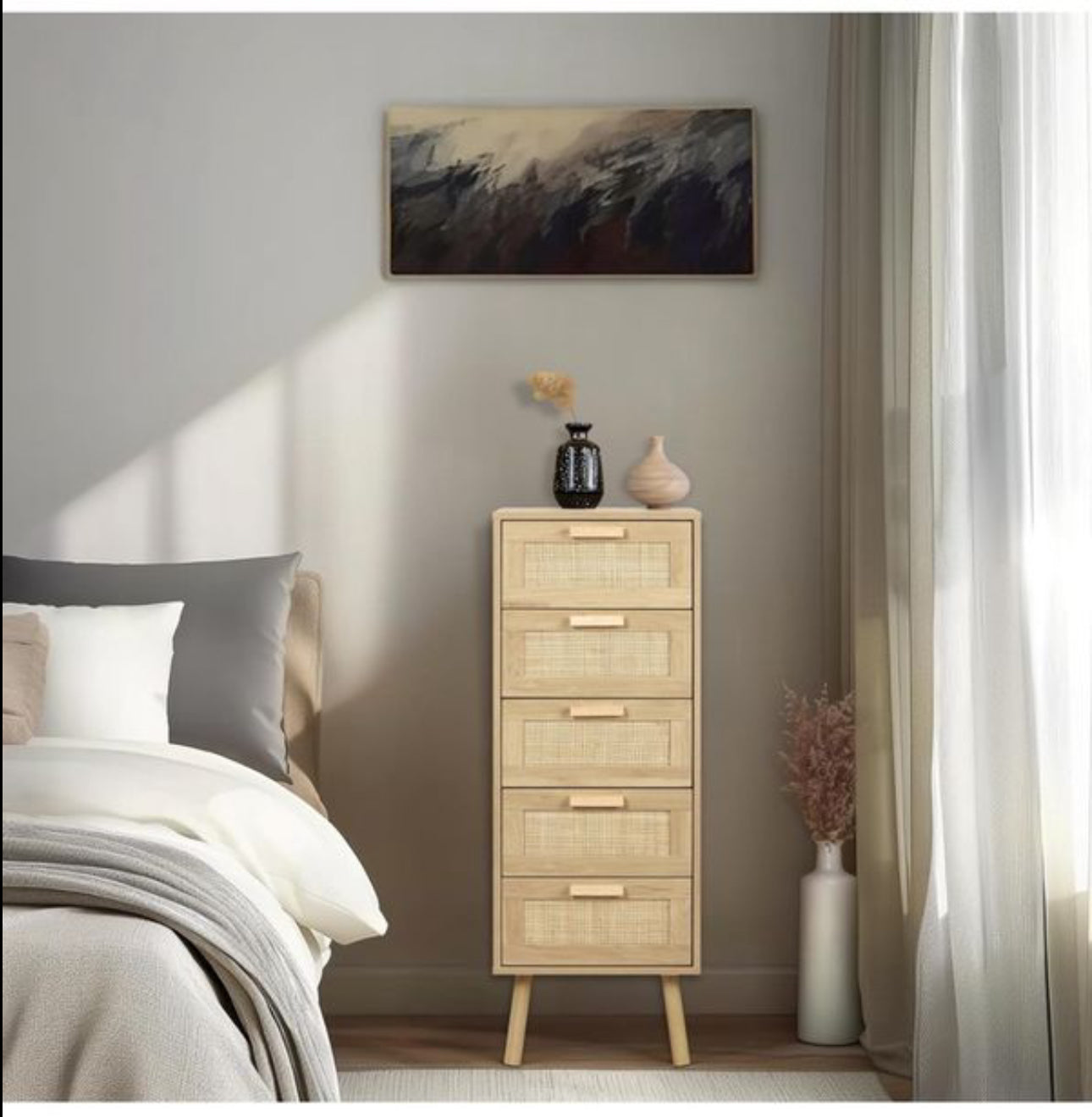 Rattan Chest of Drawers Bedroom