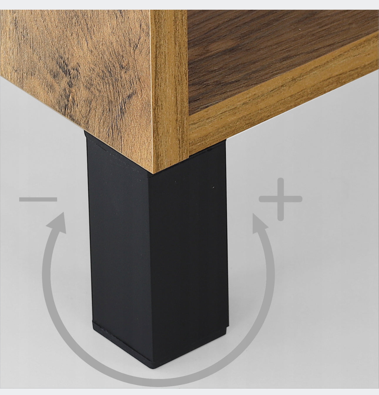 A solid bathroom cabinet with a 50cm washbasin