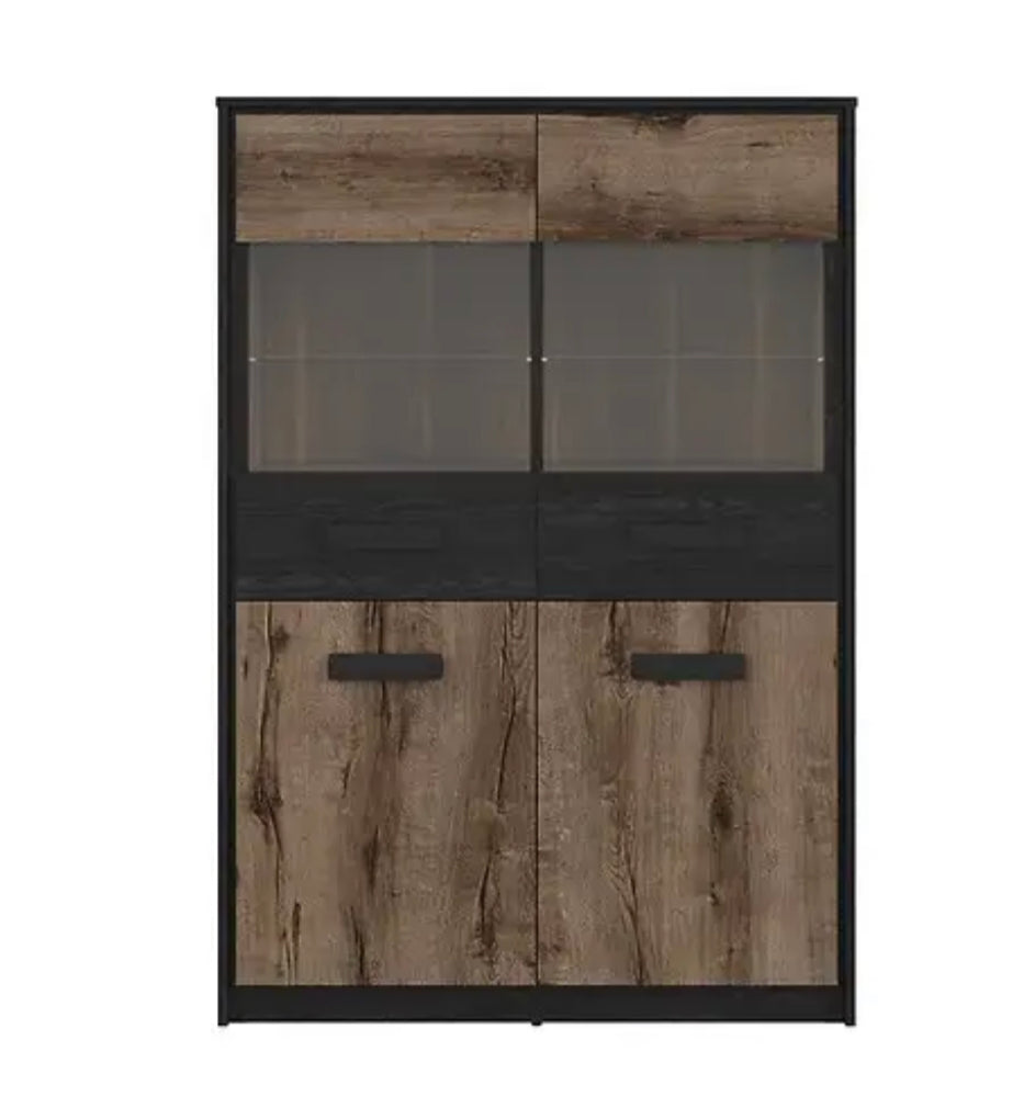 Showcase matte 145 x 100 x 41 cm