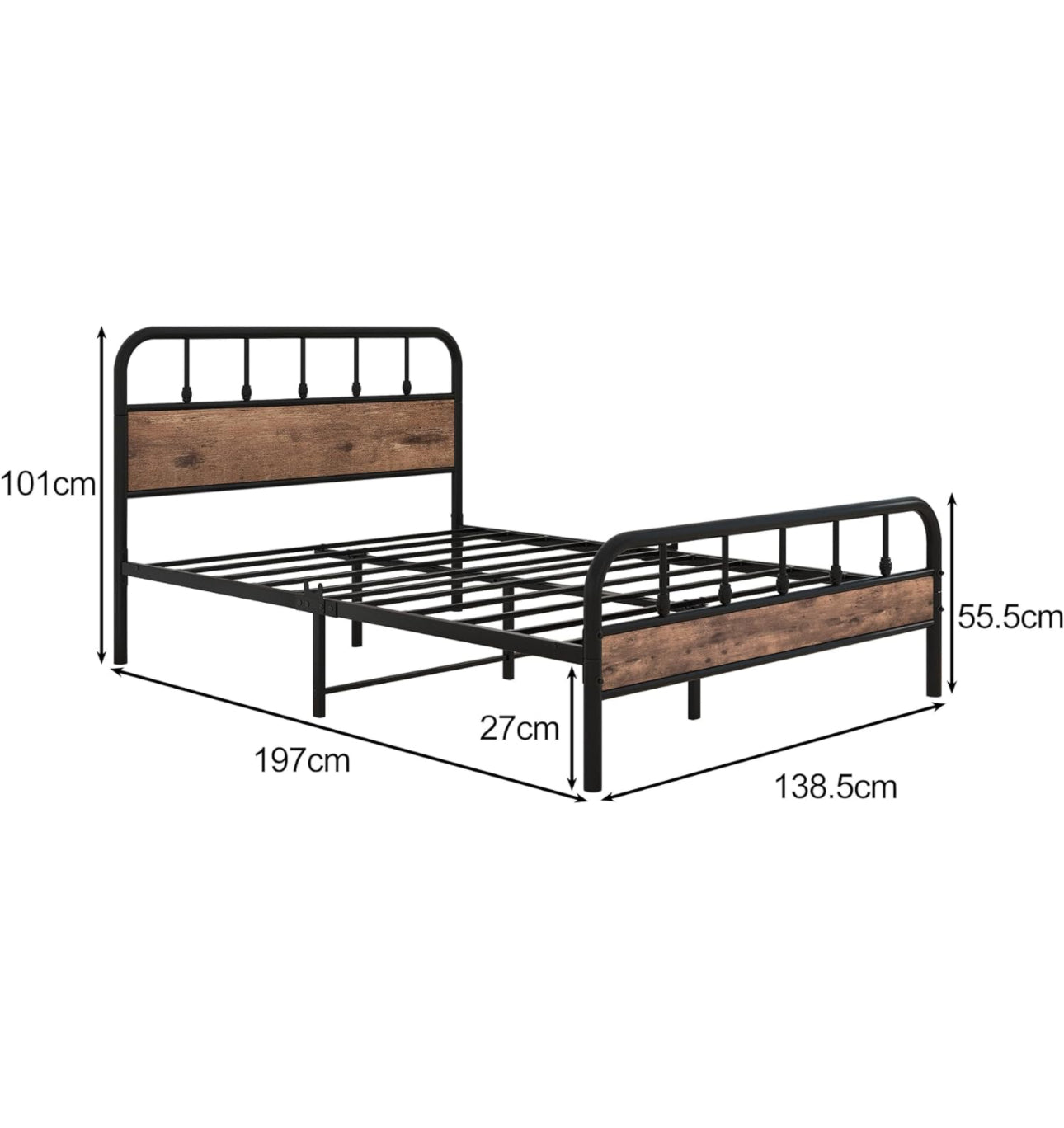 Double Size Metal Bed Frame