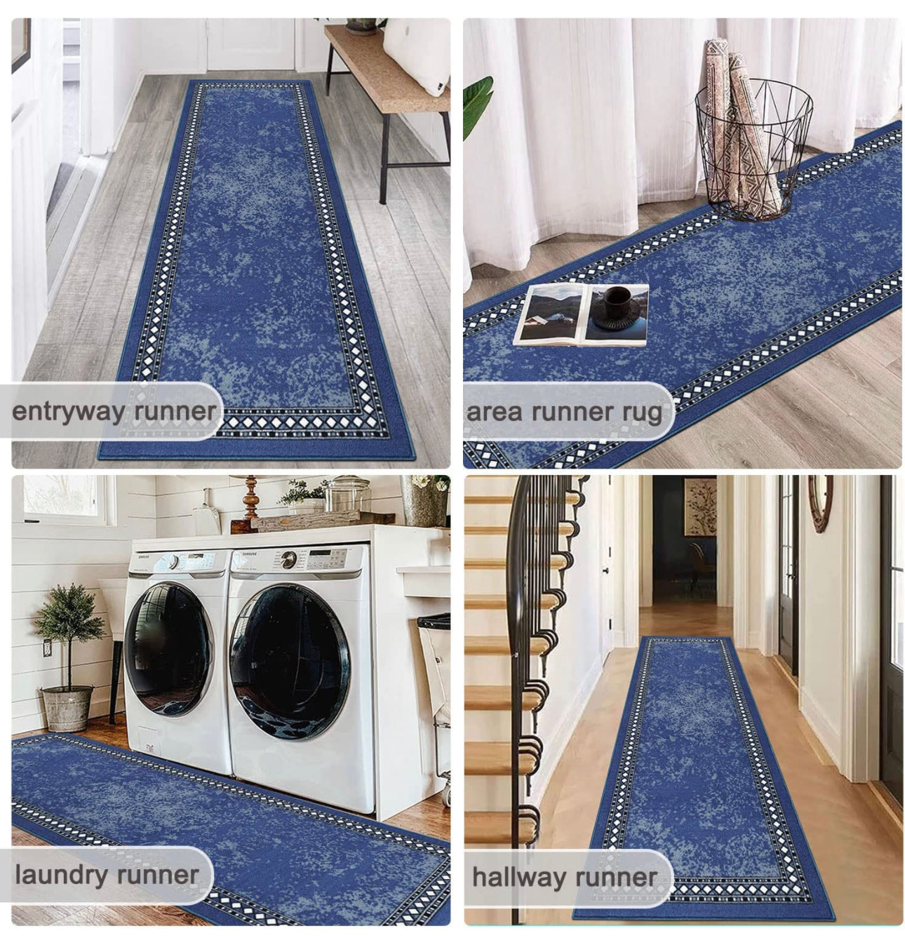 Rug for Entryway 65x240cm Extra Long
