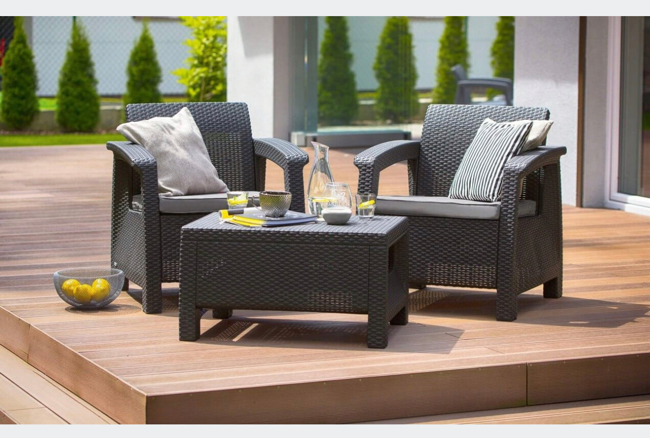 A set of garden furniture