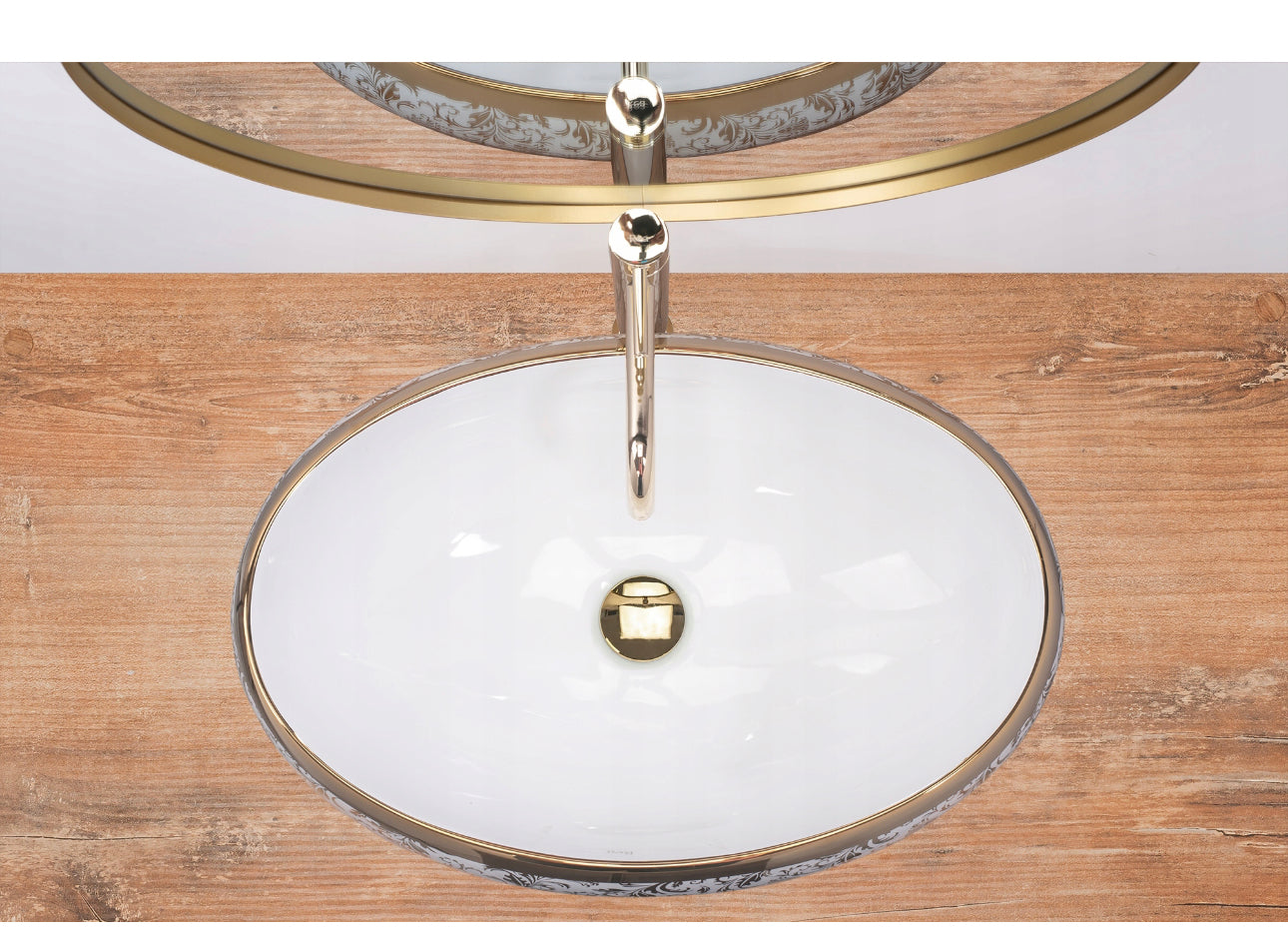 All in one set washbasin+tap+plug