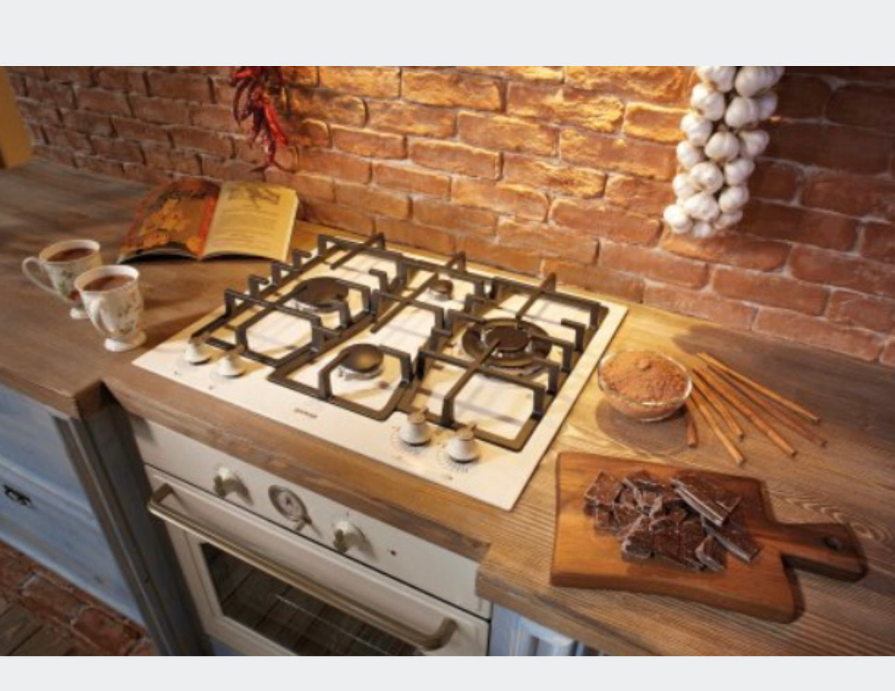 Set Oven Retro Gas Hob 60cm