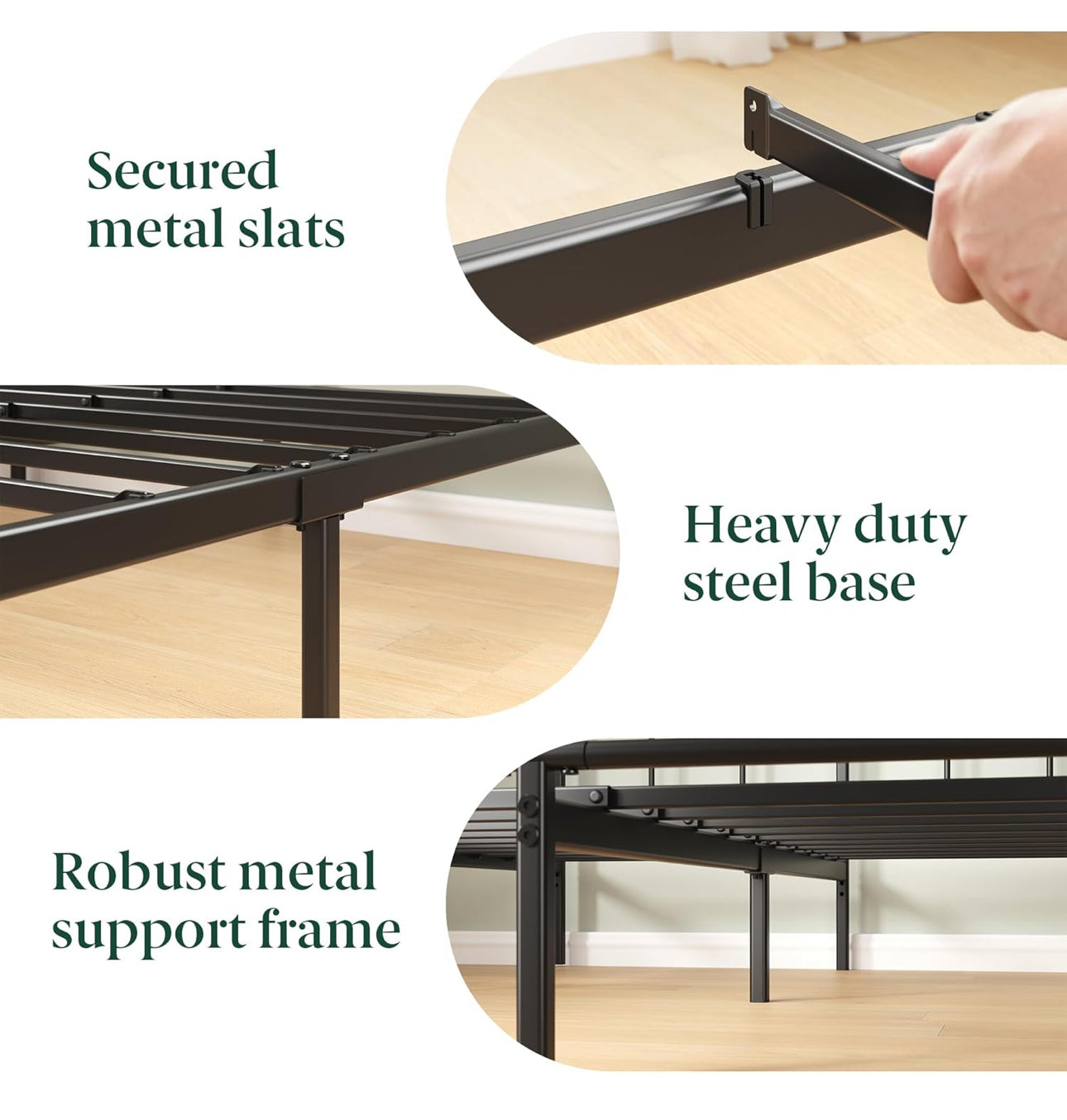 Double Bed Frame – Bed 190x135 cm