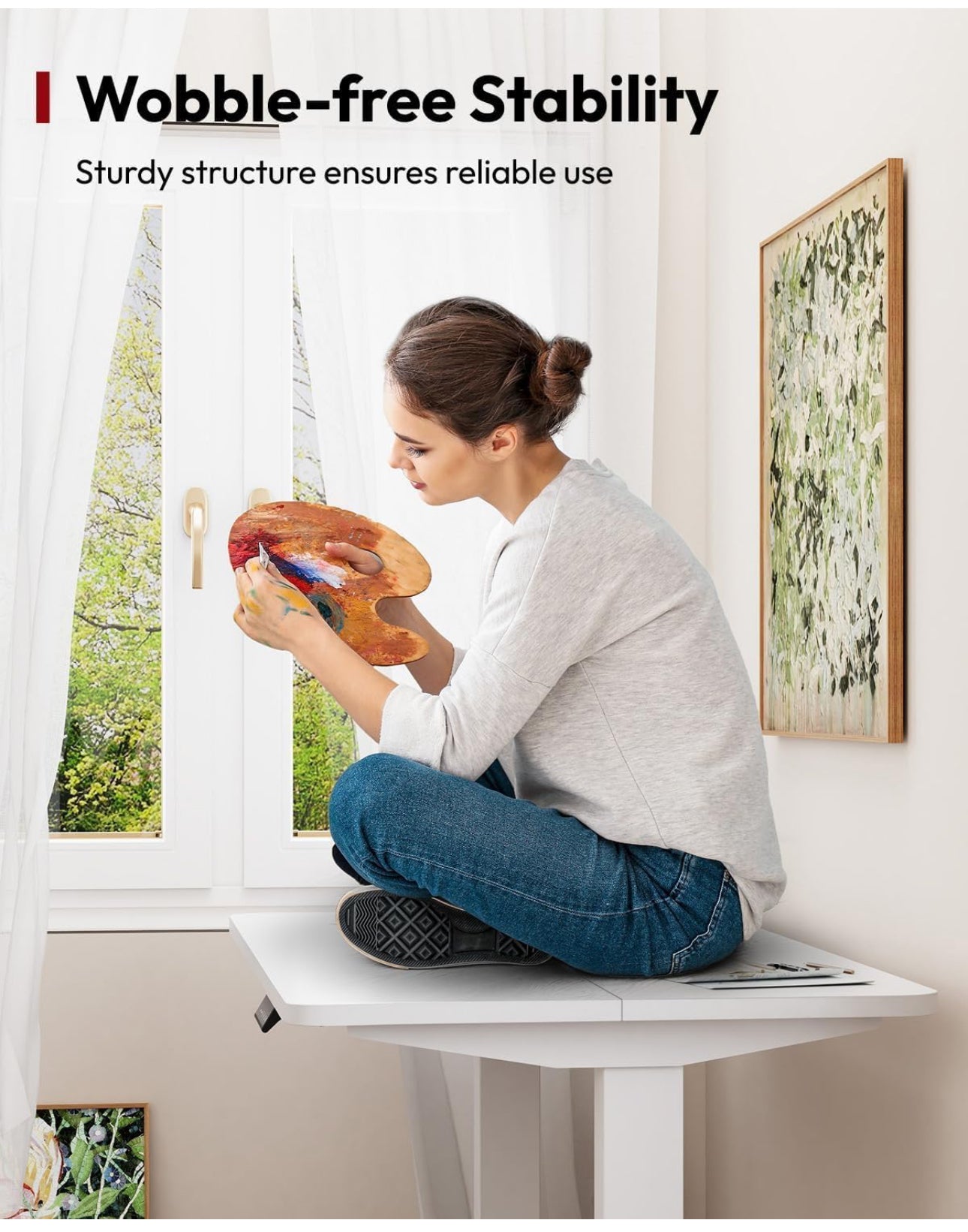110 * 54 cmElectric Standing Desk ONE PIECE
