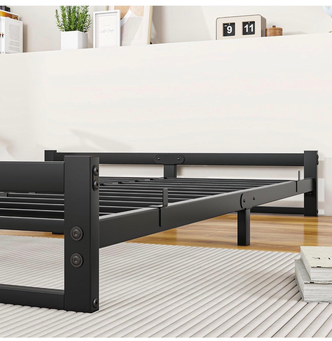 Double Bed Frame,4ft6 Floor Bed Frame Double Bed B
