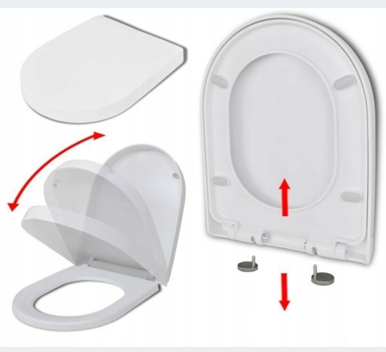 Toilet Concealed Set 7in1 Geberit Frame + Duo Rimless Wc + Board + Button