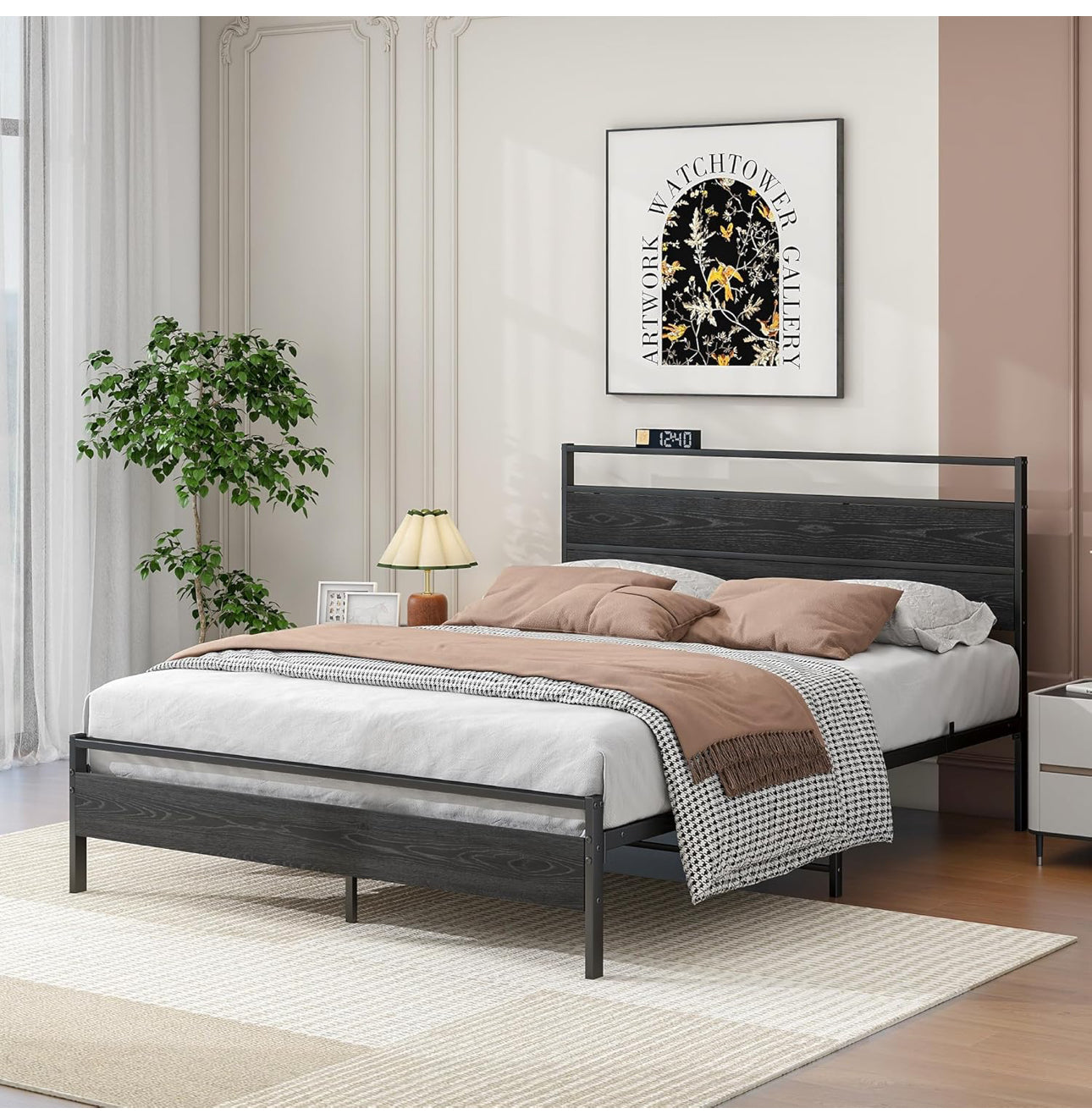 King Size Bed Frame with Storage