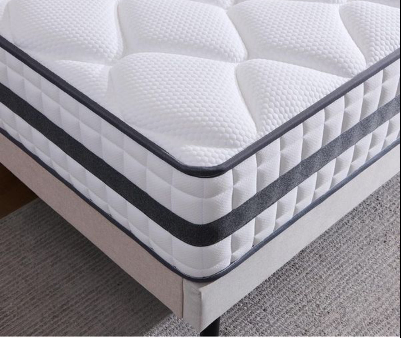Small Double Mattress, Hybrid Memory Foam and Spring Mattress