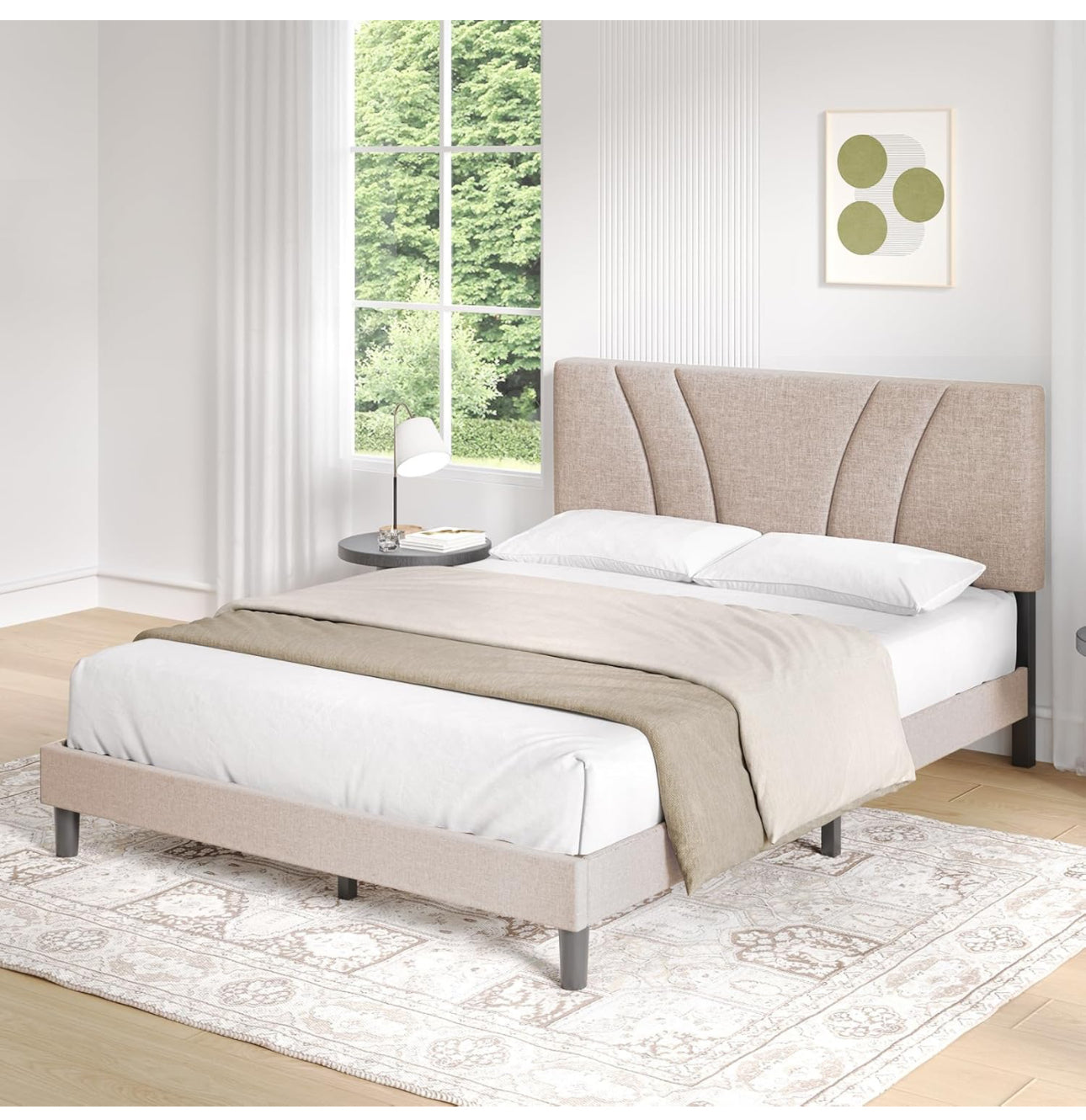 Upholstered Platform Bed Frame