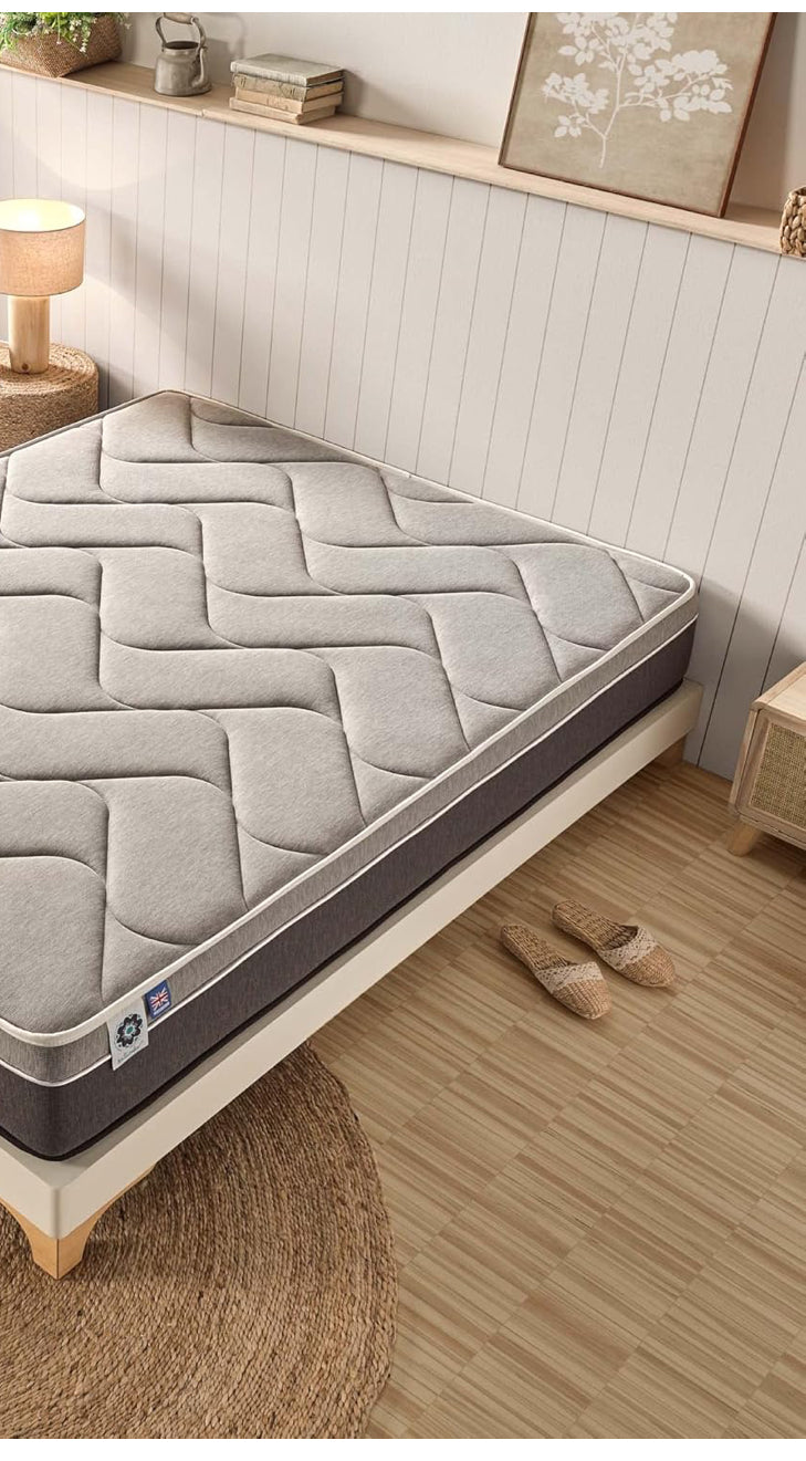 5ft King Size Mattress Extra Firm Memory Foam 11.8 Inch Deep