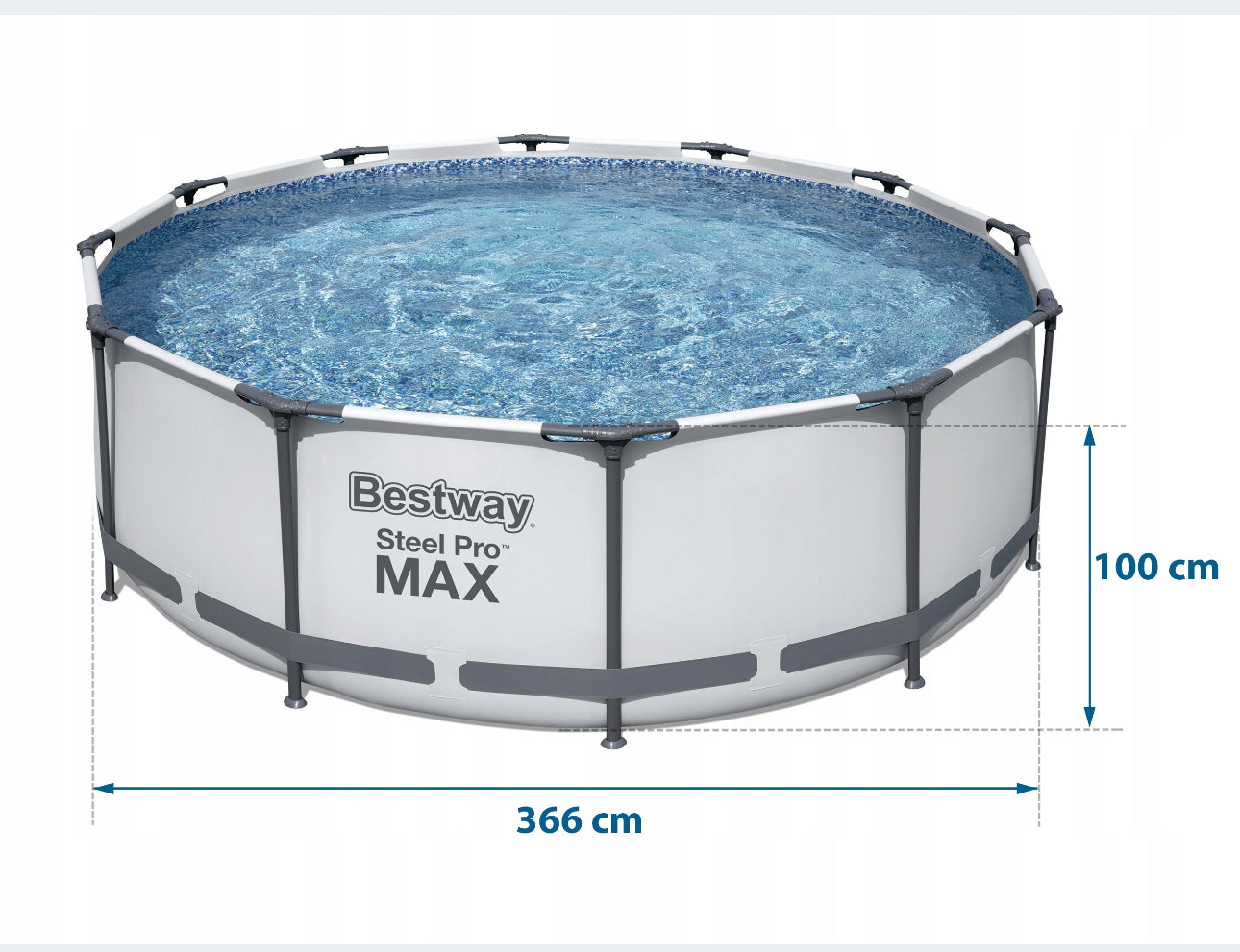POOL 366x100cm BESTWAY SET 10in1