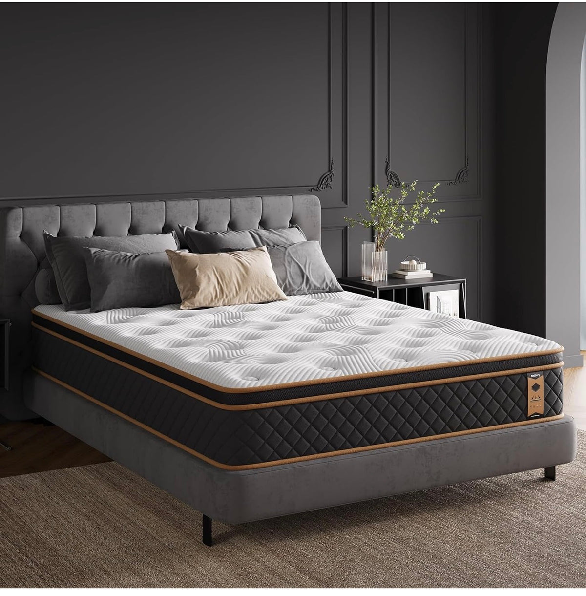 3FT Memory Foam & Pocket Spring Hybrid Mattress 90x190x26cm
10'' Height Single mattress in a box, Edge Support, High-compression coils, Breathable Soft Fabric, Pressure Relief