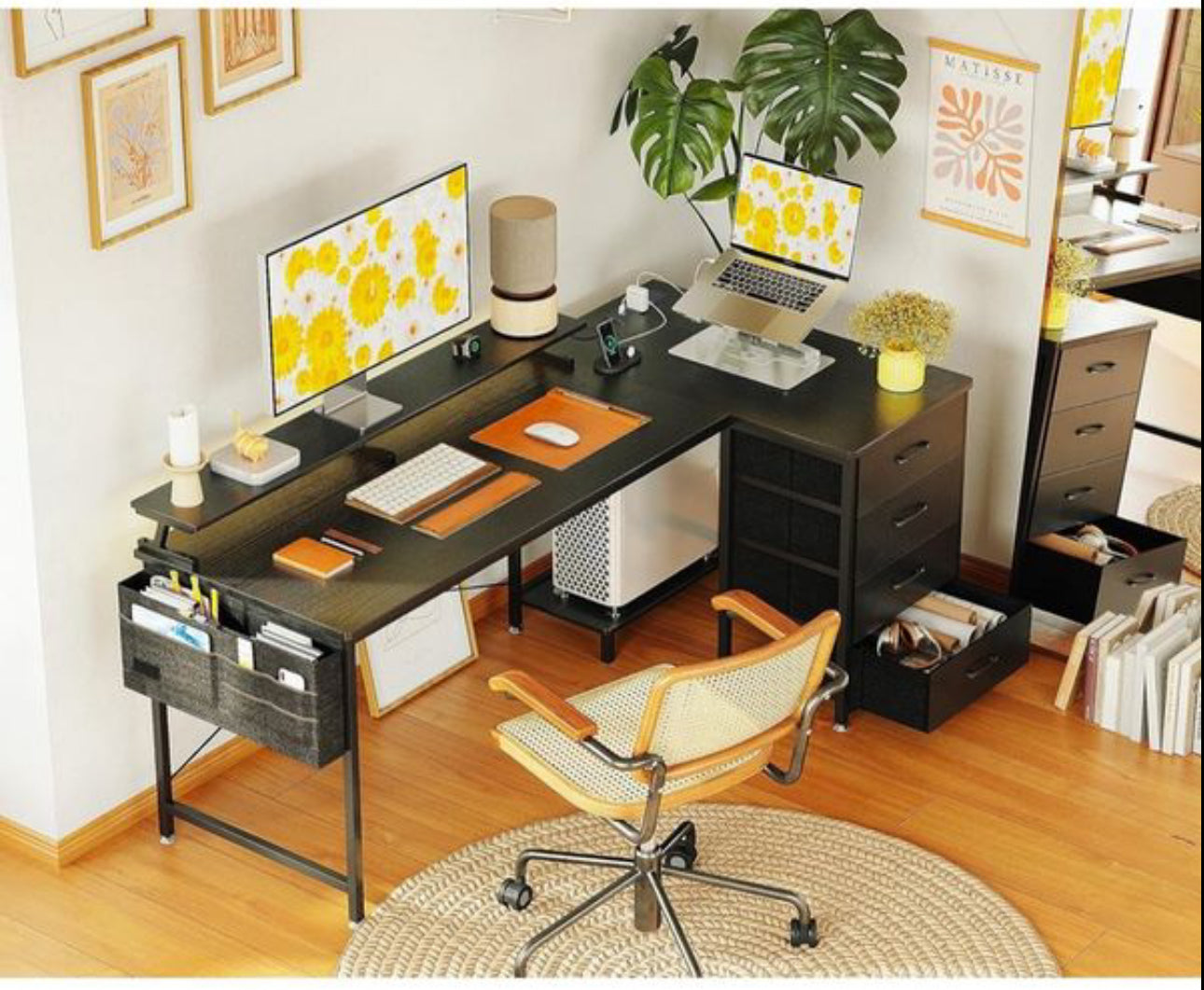 Corner Desk Black