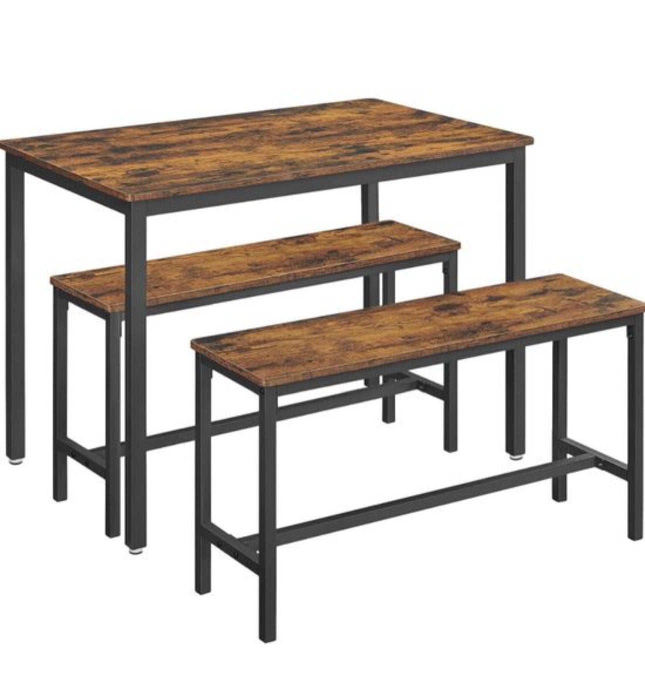 Dining Table with 2 Benches