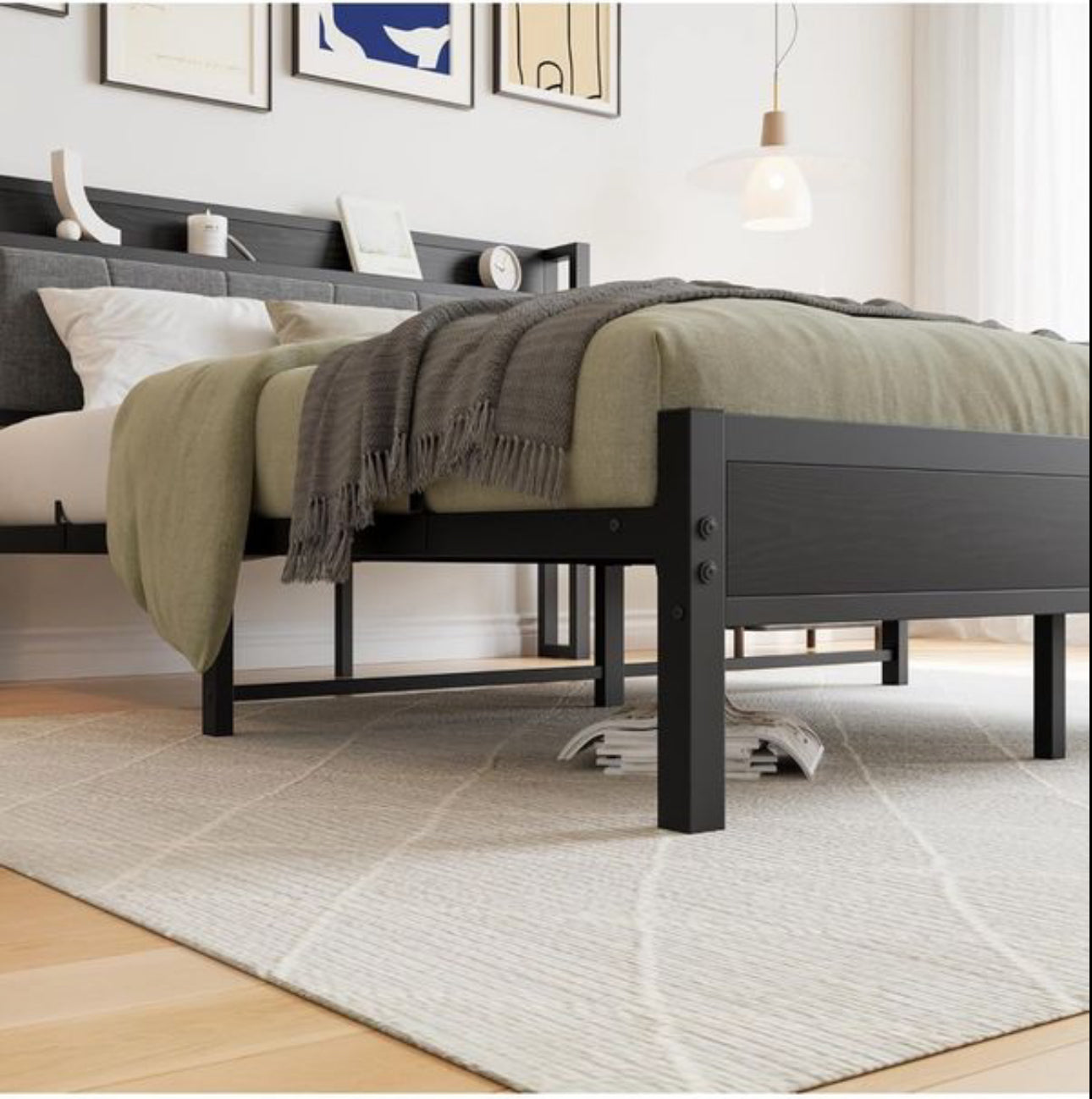 King Size Bed Frame Black