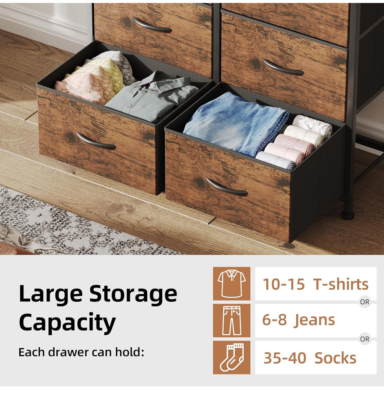 8 Drawers Chest of Drawers