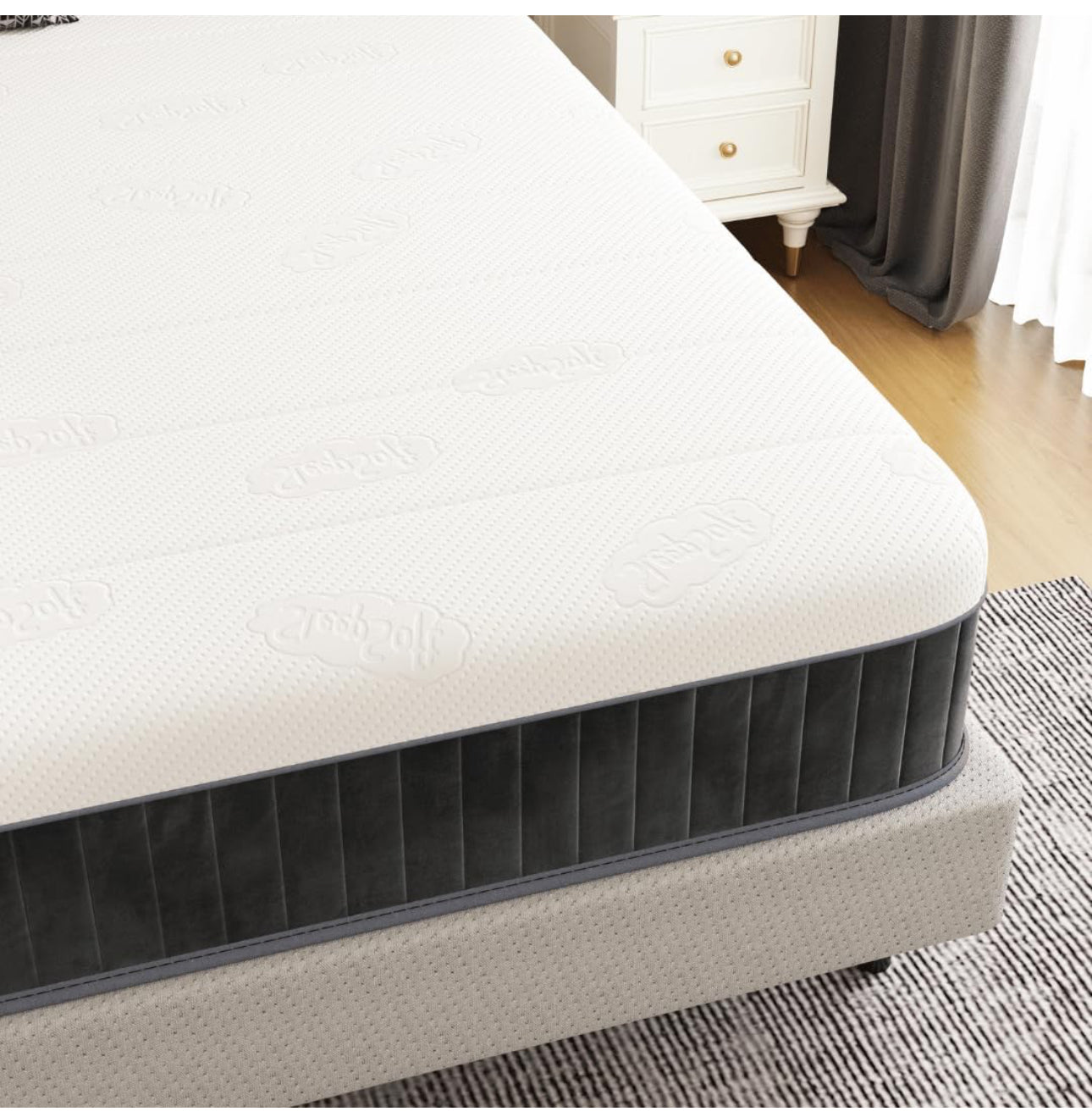 3FT Single Mattress 90x190cm  – 25cm Thick Pocket Sprung