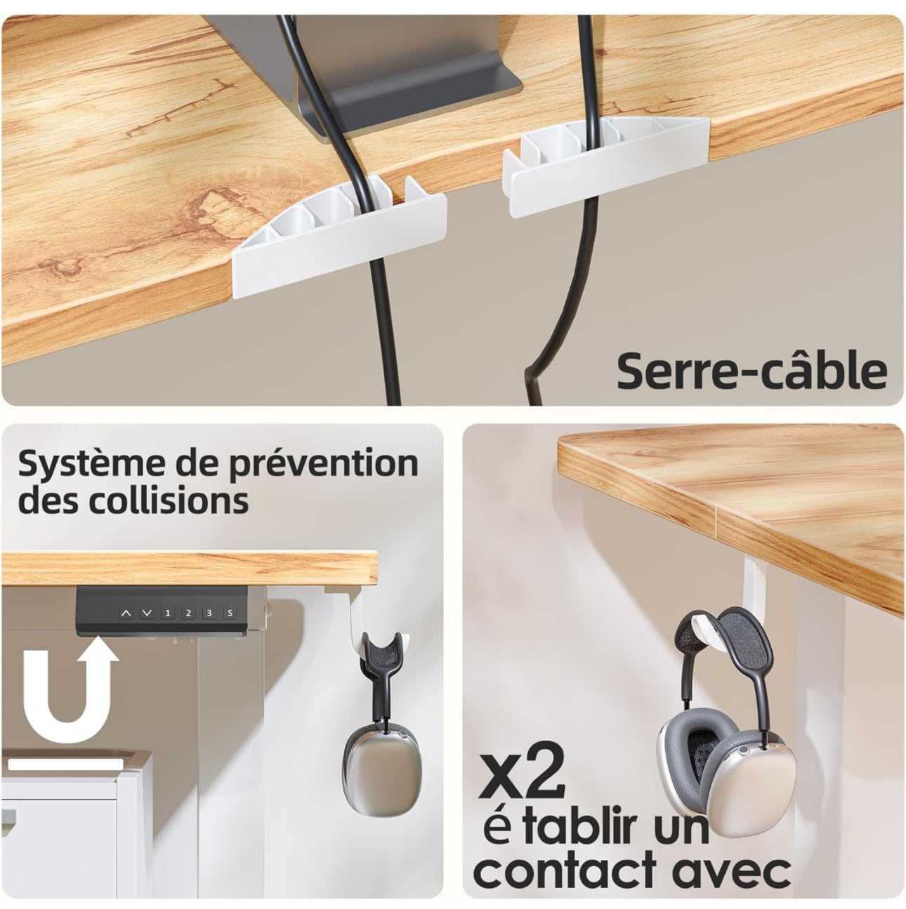 Height Adjustable Electric Standing Desk - 120x60