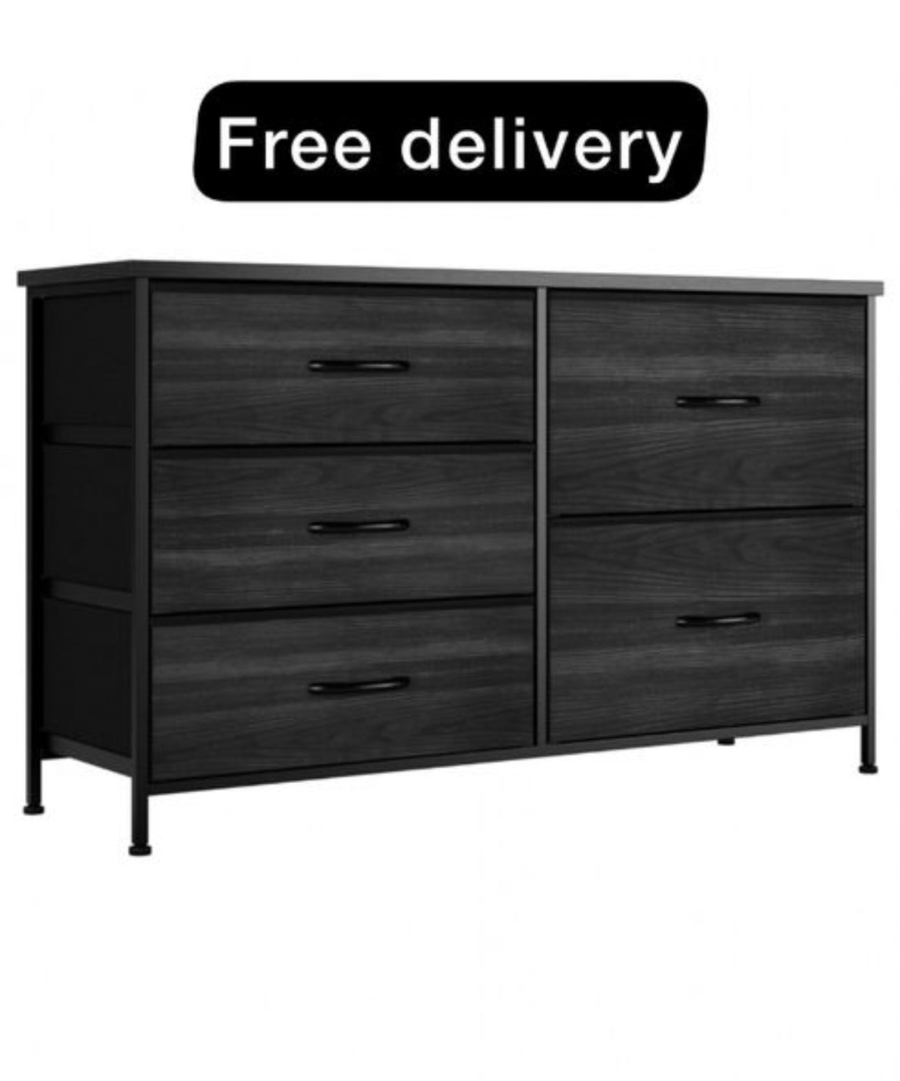 Dresser for Bedroom with 5 Drawers