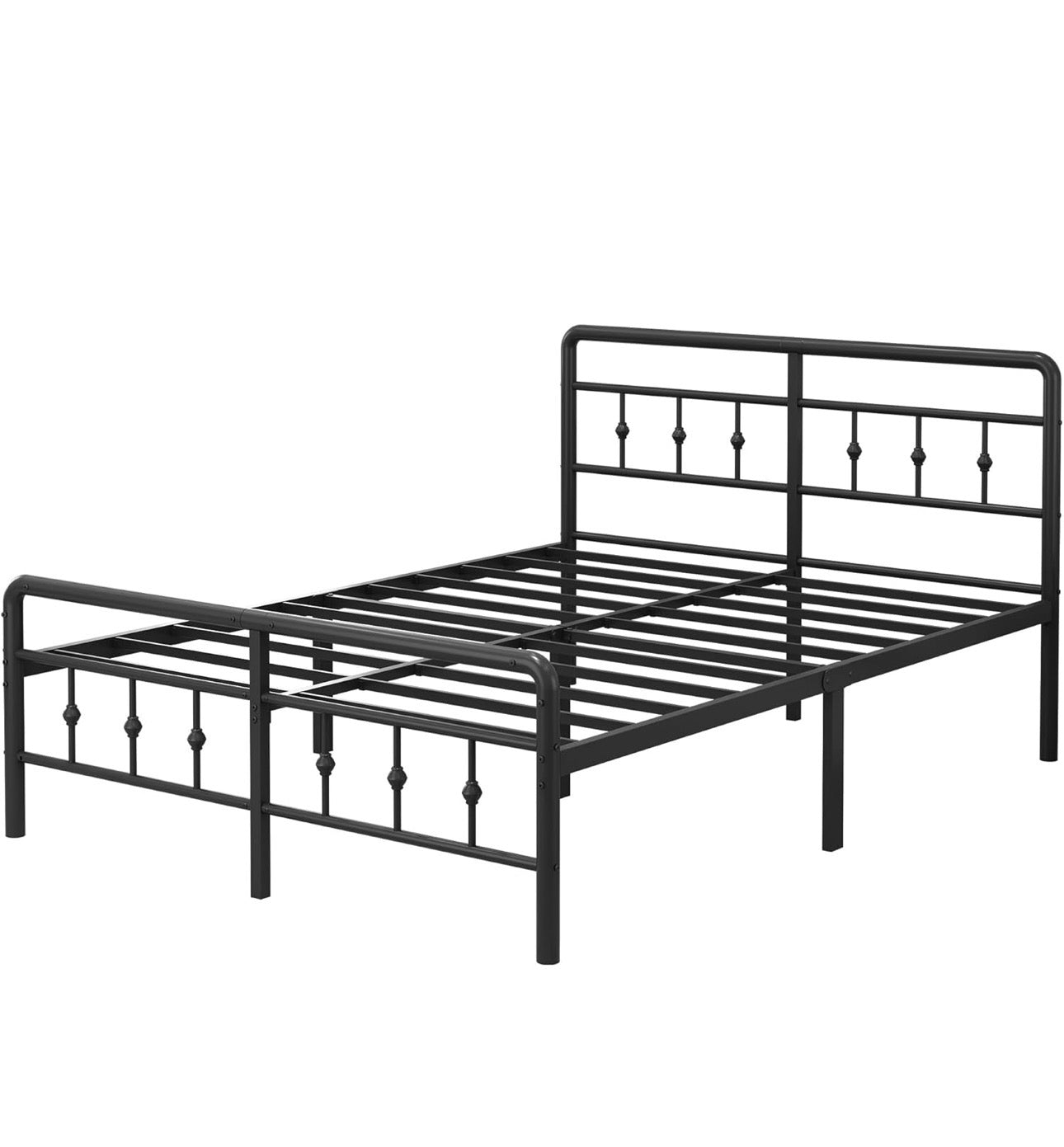 King Size Bed Frame with Victorian Headboard
