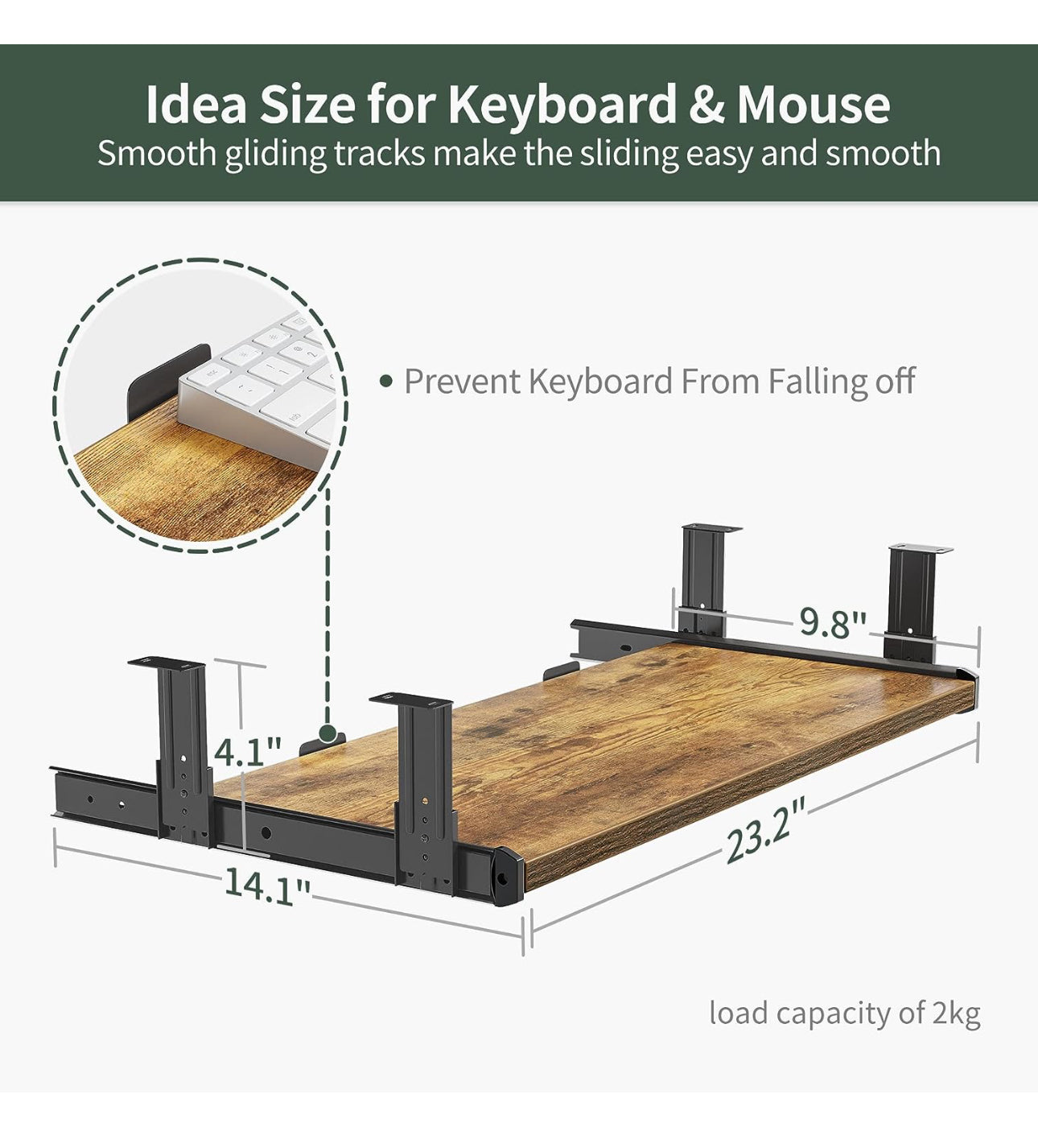 Electric Standing Desk 100 x 60 cm