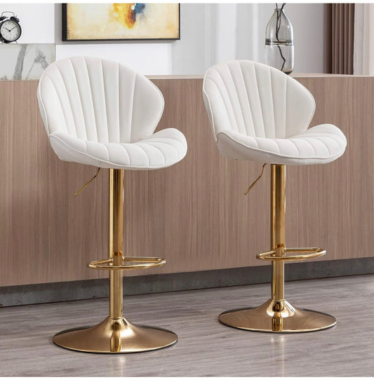 Velvet Bar Stools Set of 2