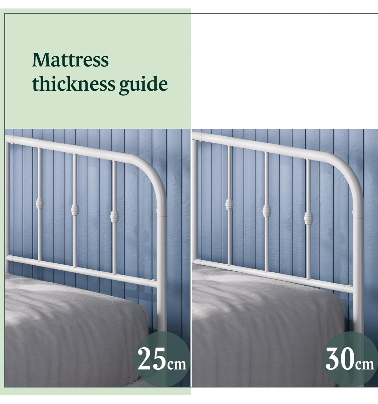 King size Bed frame - Bed 150x200 cm - 30 cm